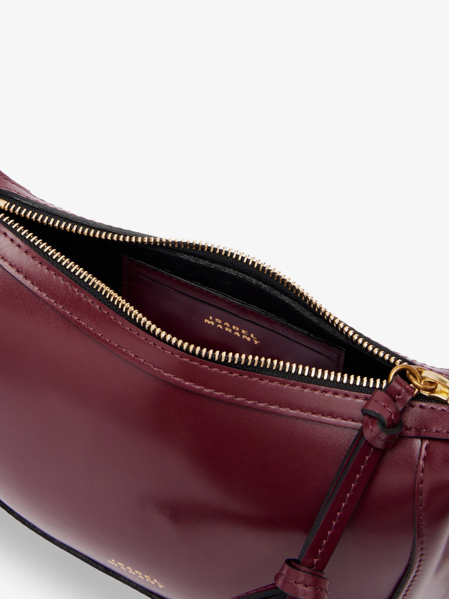 Isabel Marant Women Oskan Moon Leather Crossbody Bag ISABEL MARANT