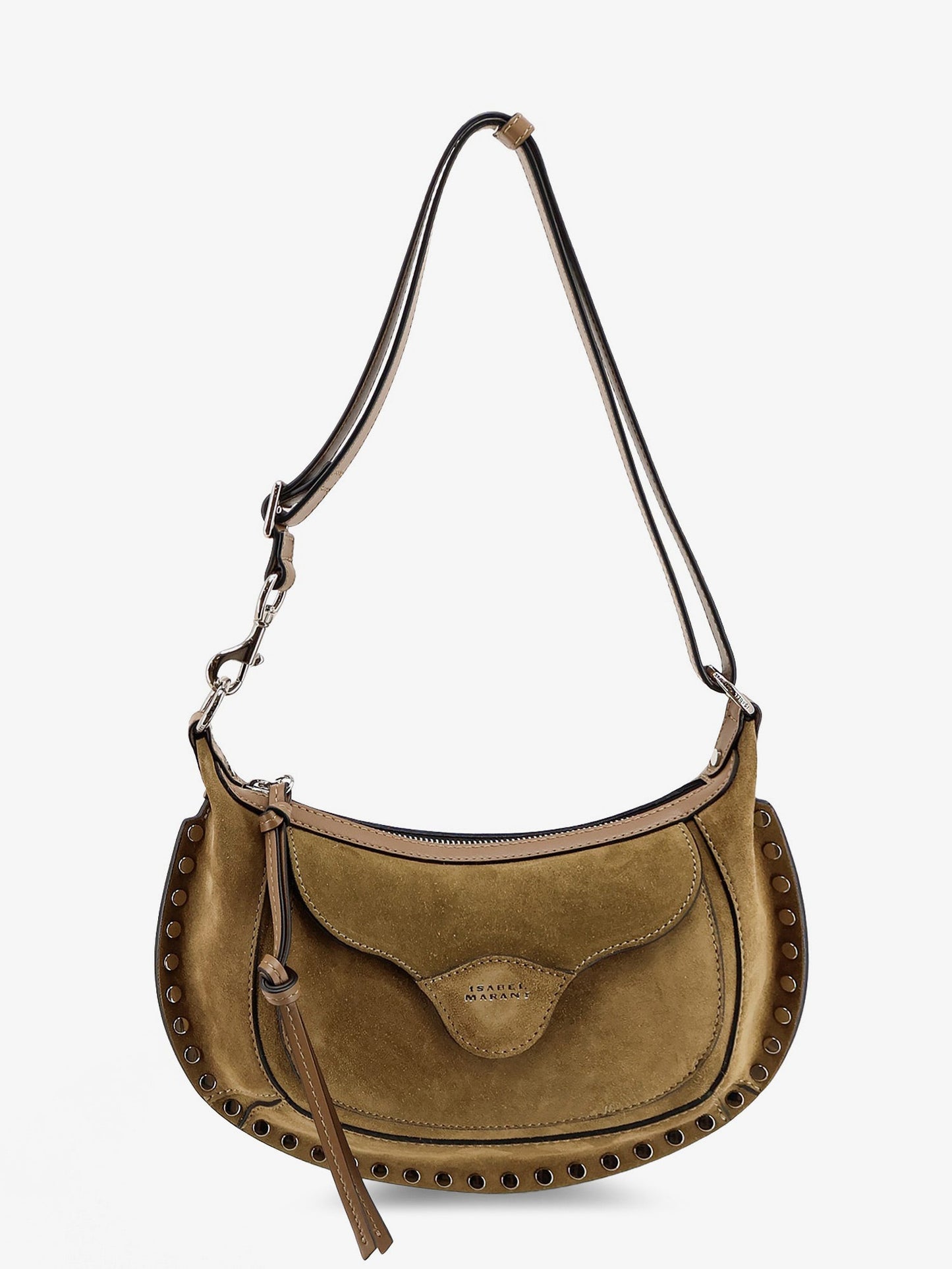 Isabel Marant Women Oskan Moon Suede Shoulder Bag ISABEL MARANT