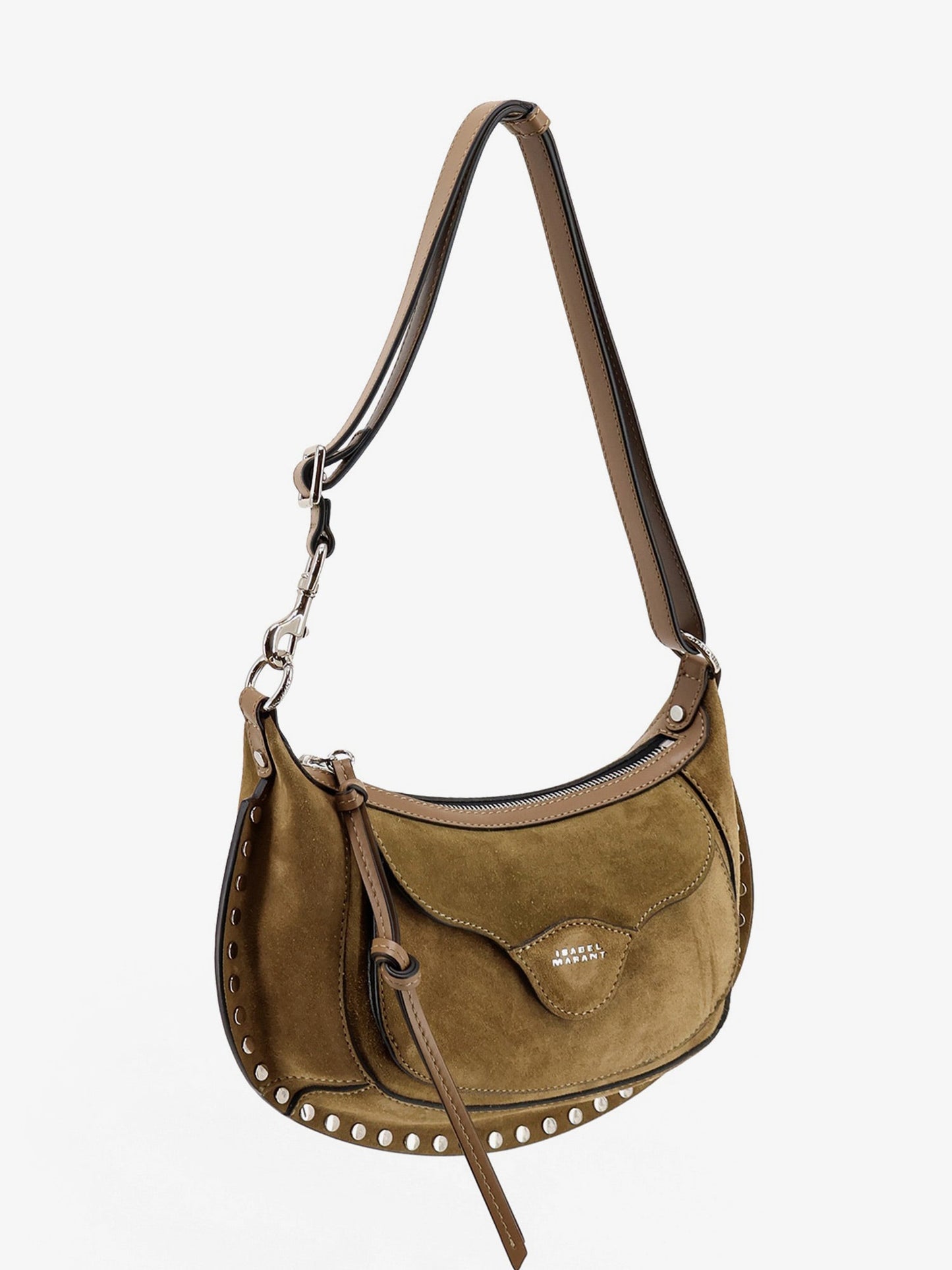 Isabel Marant Women Oskan Moon Suede Shoulder Bag ISABEL MARANT