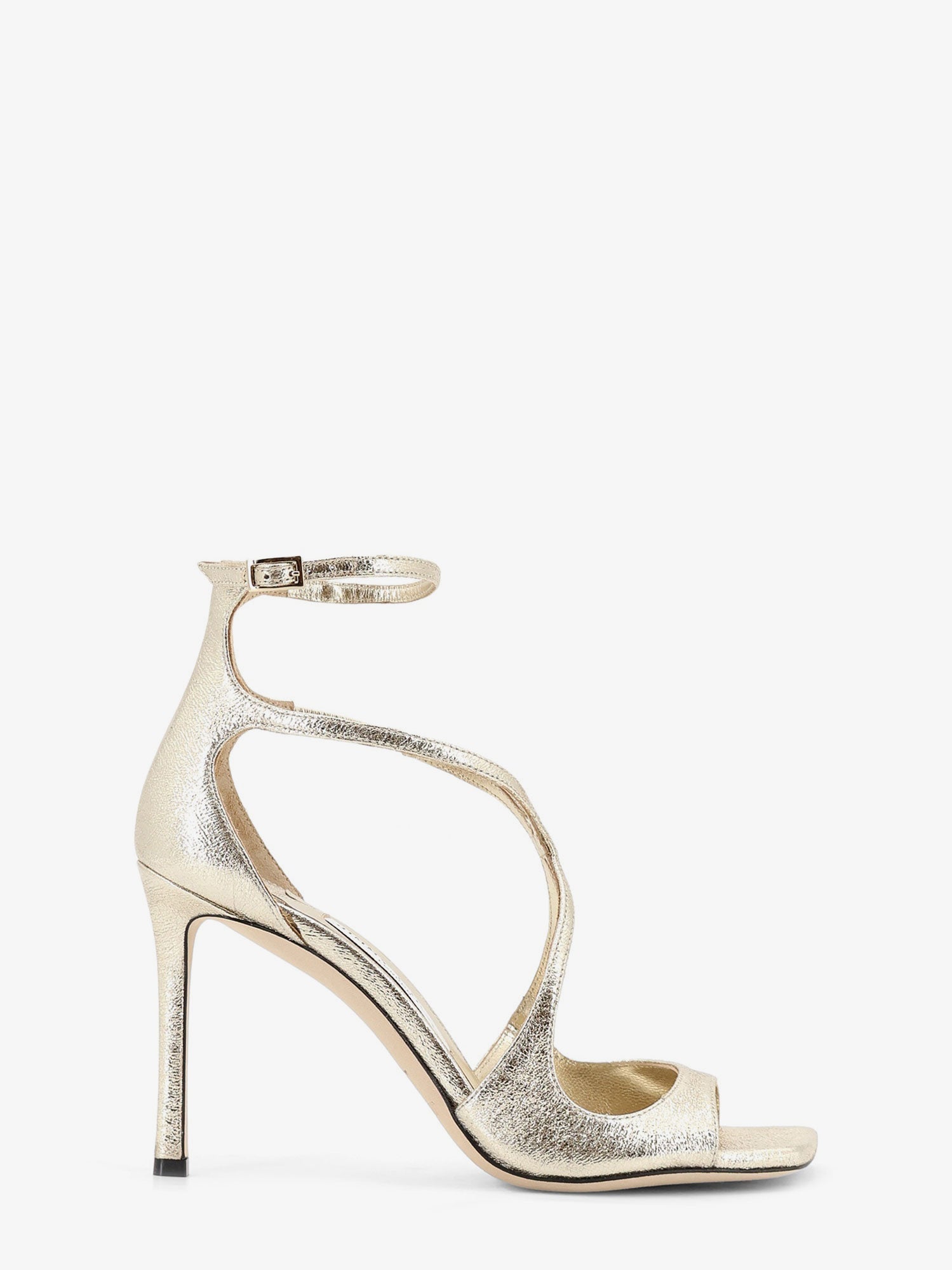 Jimmy Choo Women Azia Glittered Leather Sandals JIMMY CHOO