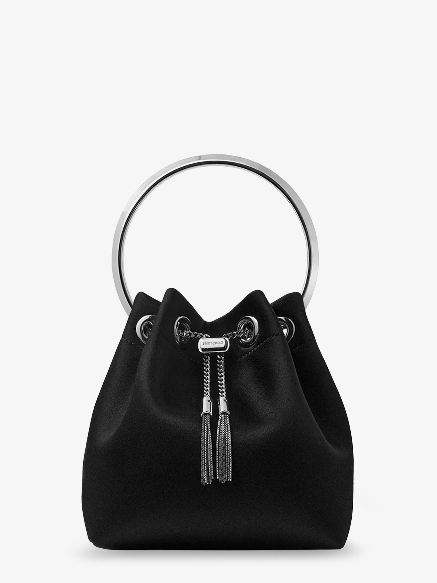 Jimmy Choo Women Bon Bon Satin Bucket Bag JIMMY CHOO