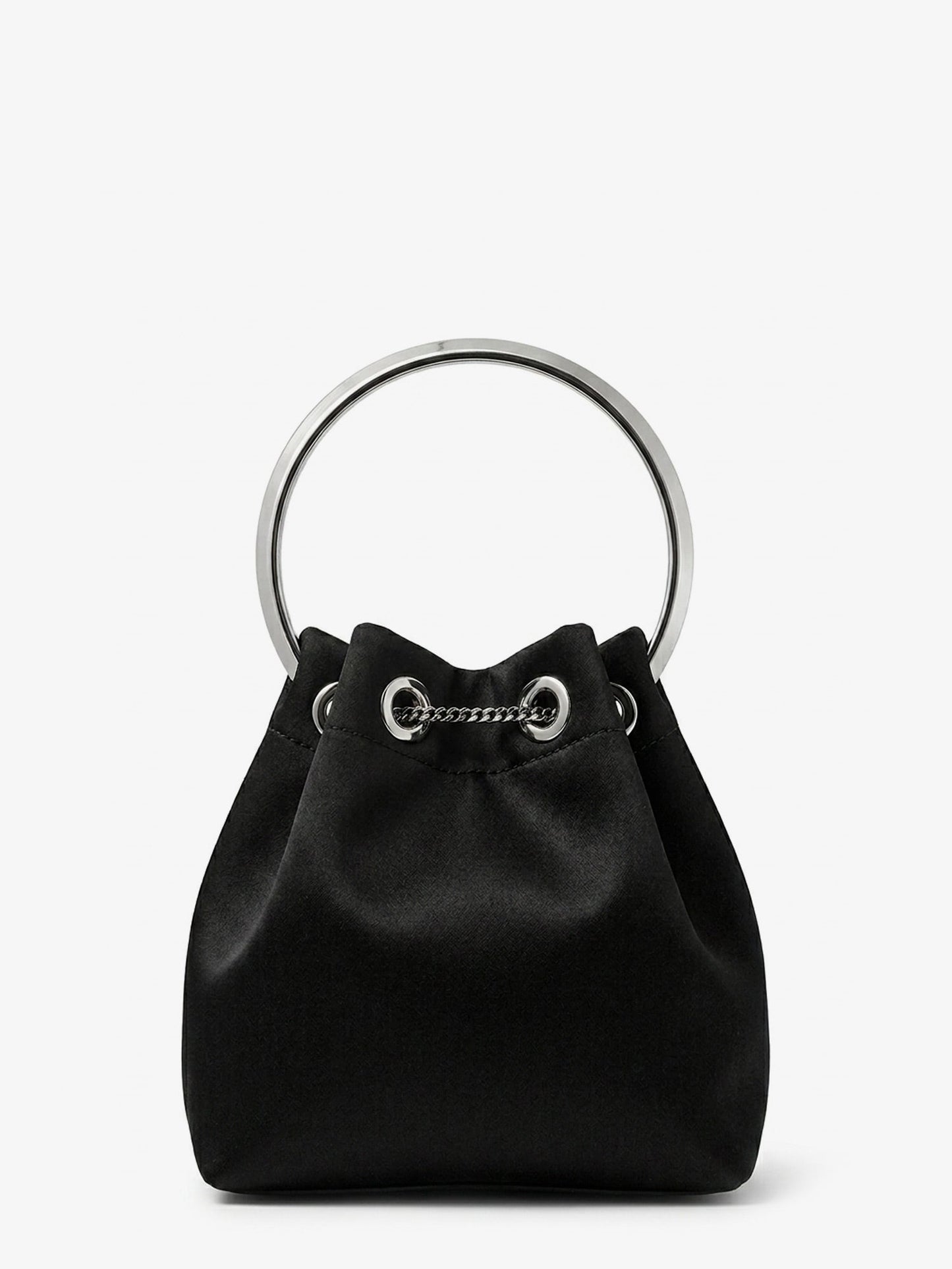 Jimmy Choo Women Bon Bon Satin Bucket Bag JIMMY CHOO