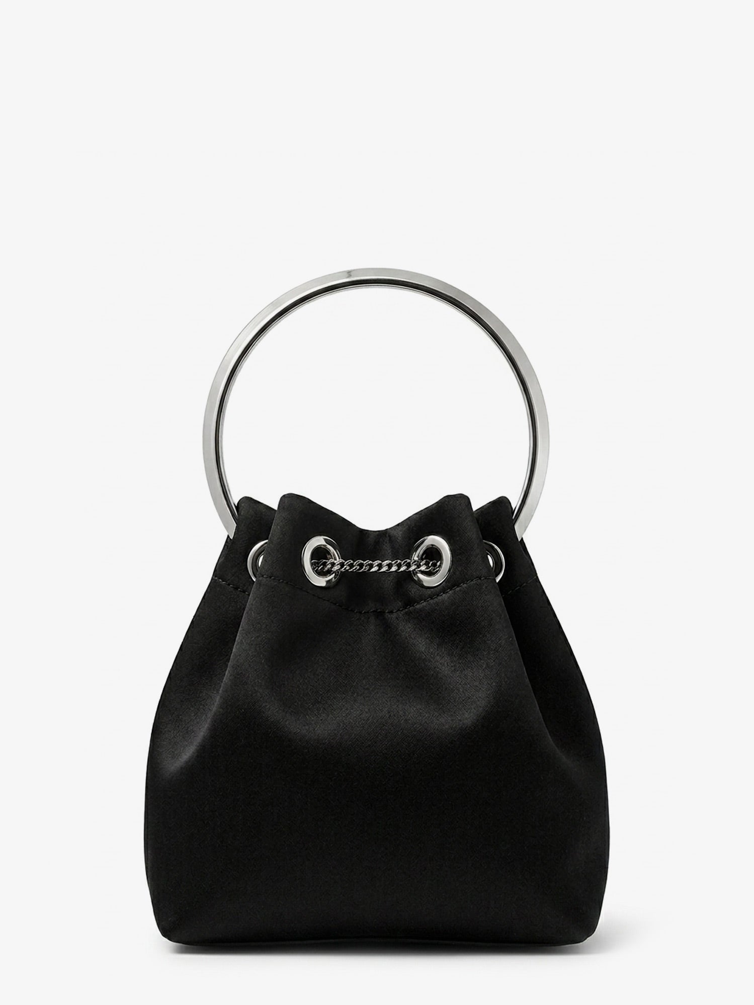 Jimmy Choo Women Bon Bon Satin Bucket Bag JIMMY CHOO