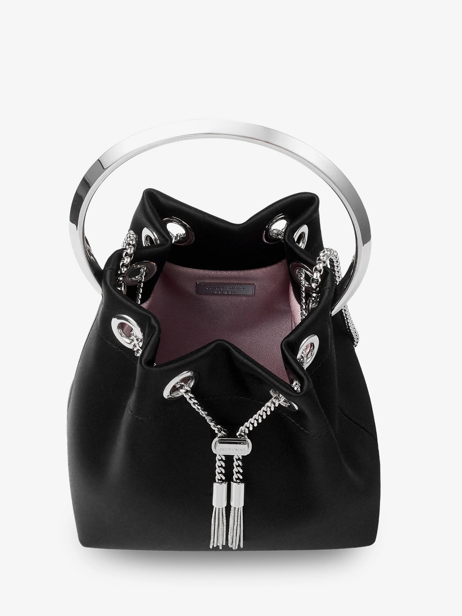 Jimmy Choo Women Bon Bon Satin Bucket Bag JIMMY CHOO
