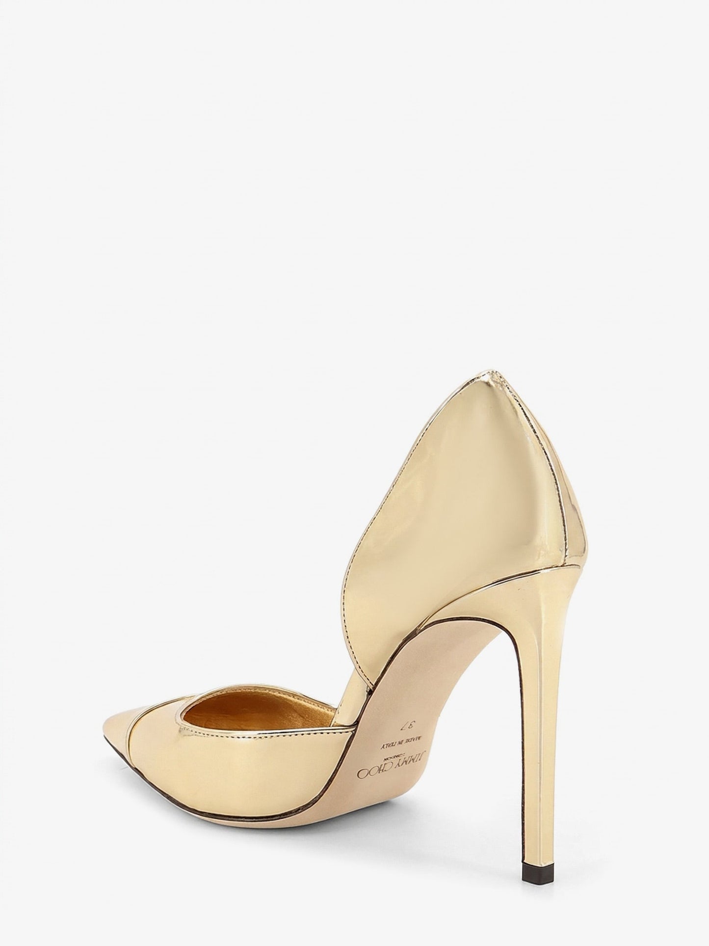 Jimmy Choo Women Brigitte 100 Liquid Metal Leather Decollete JIMMY CHOO