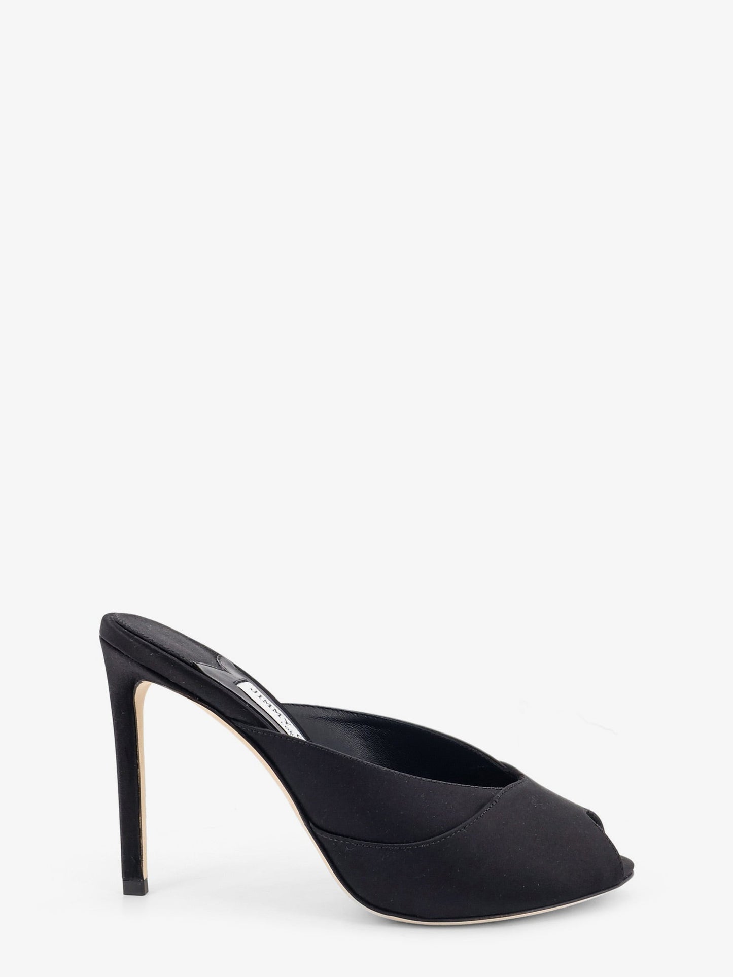 Jimmy Choo Women Brigitte Mule 100 Satin Sandals JIMMY CHOO