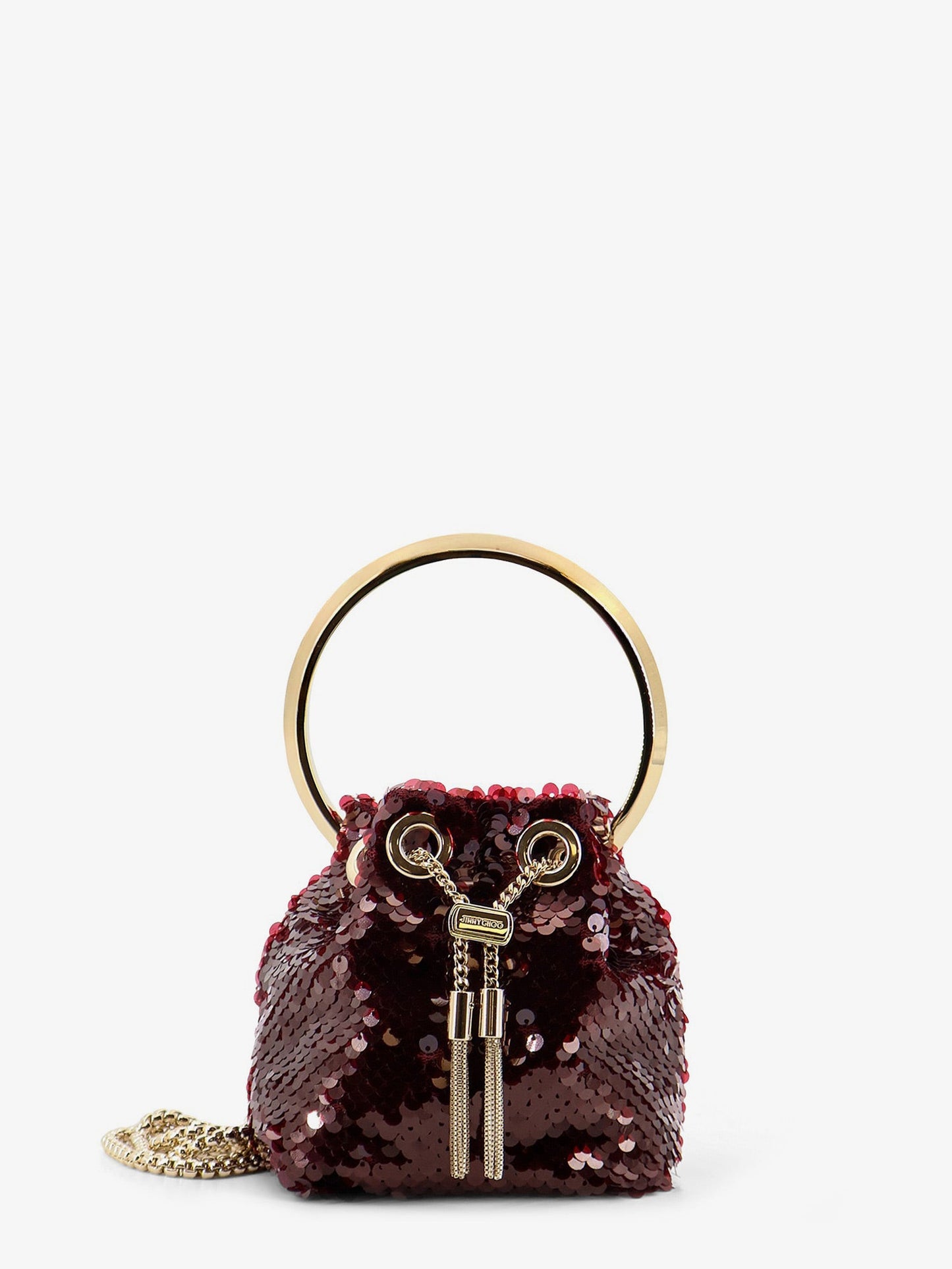 Jimmy Choo Women Micro Bonbon Crossbody Bag With All-Over Sequins