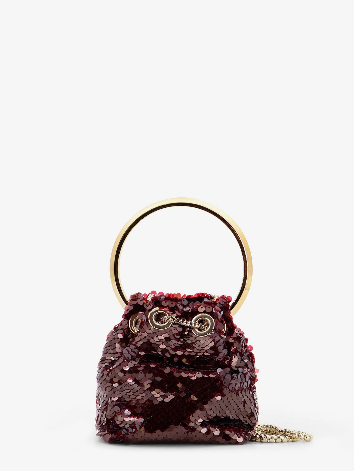 Jimmy Choo Women Micro Bonbon Crossbody Bag With All-Over Sequins