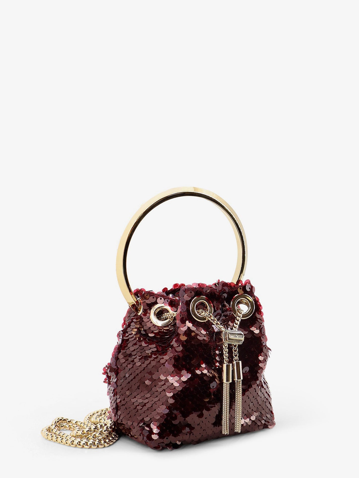 Jimmy Choo Women Micro Bonbon Crossbody Bag With All-Over Sequins