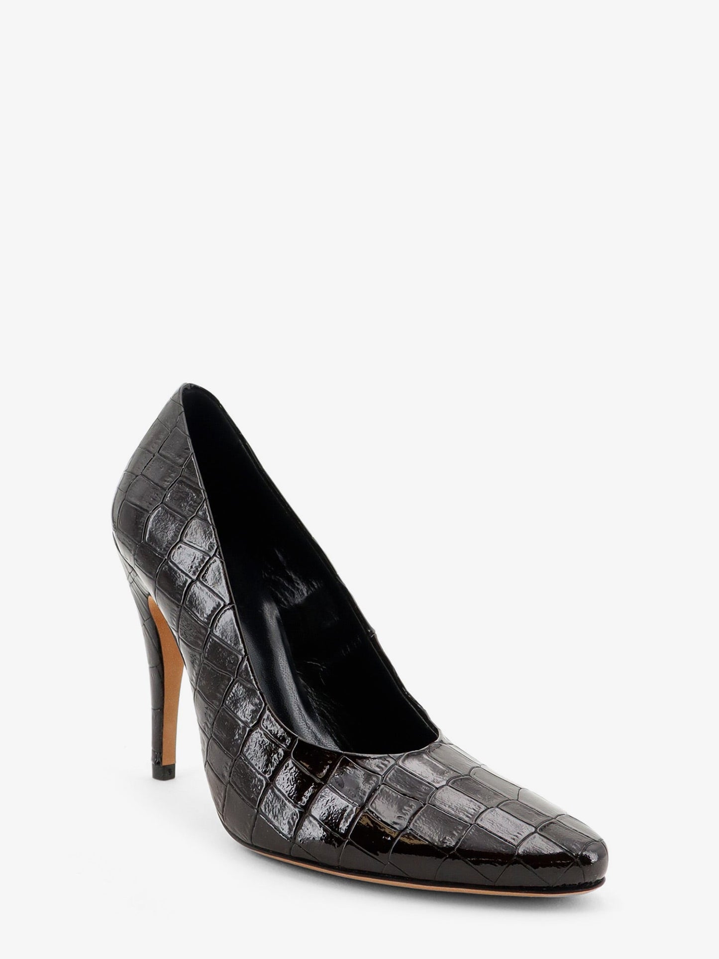 Jude Women Jerry Leather Decollete With Croco Print JUDE