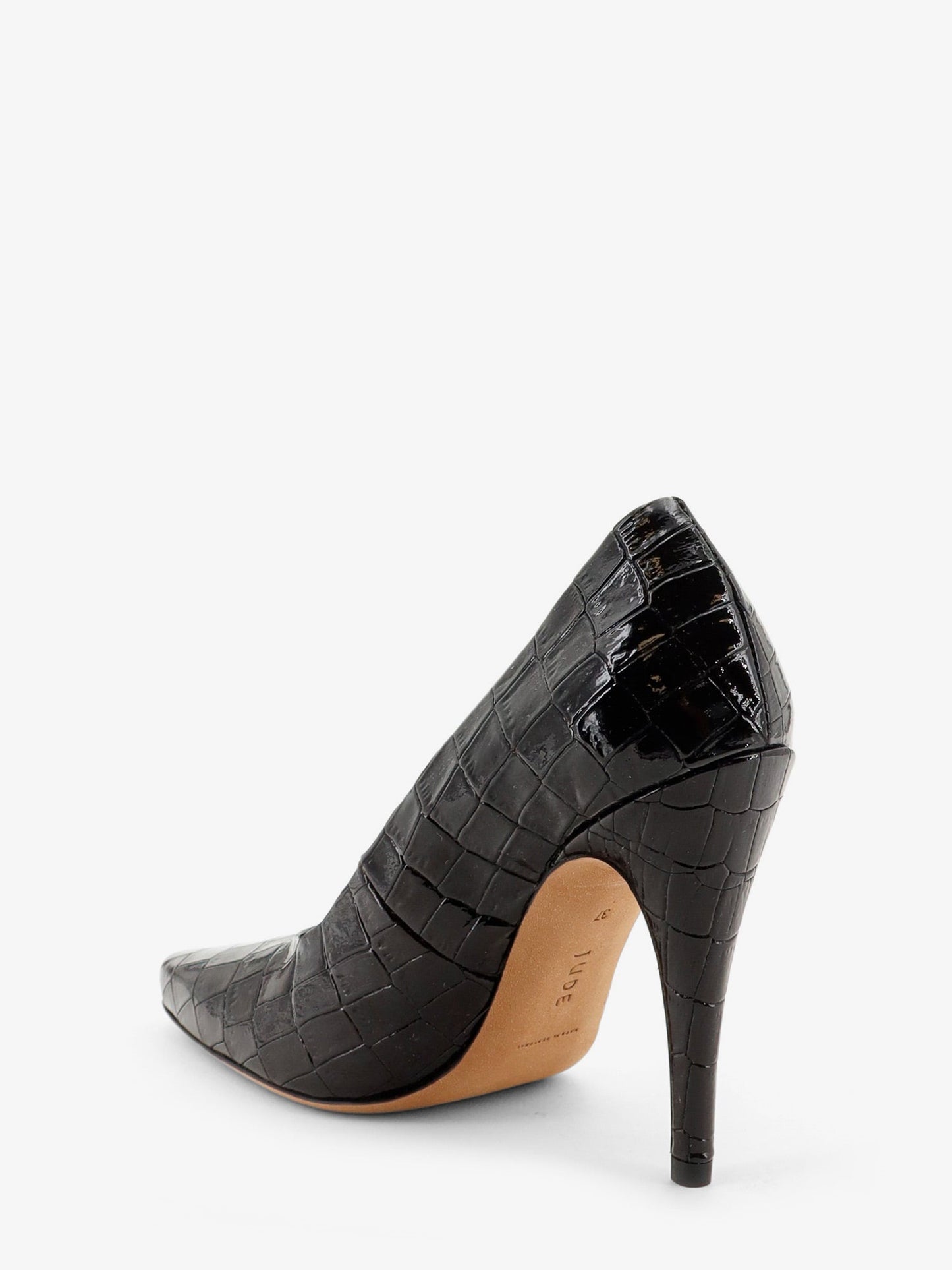 Jude Women Jerry Leather Decollete With Croco Print JUDE