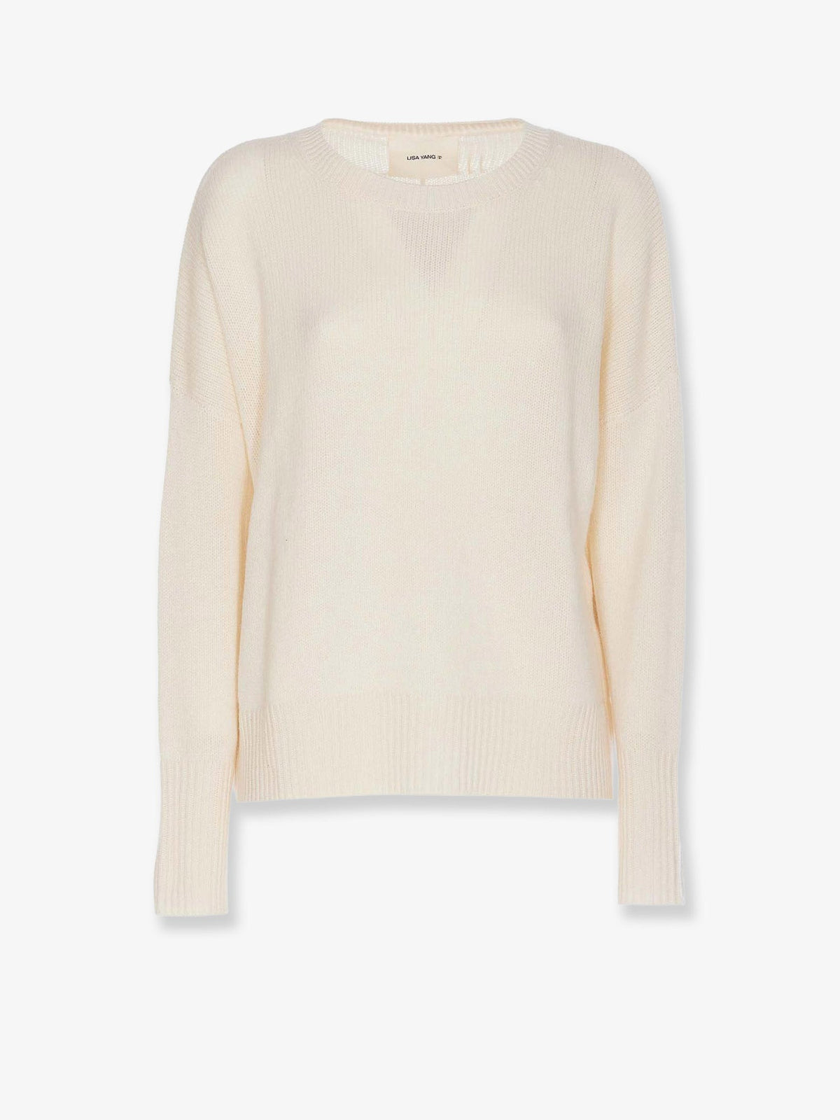 Lisa Yang Women Mila Cashmere Sweater With Ribbed Knit LISA YANG