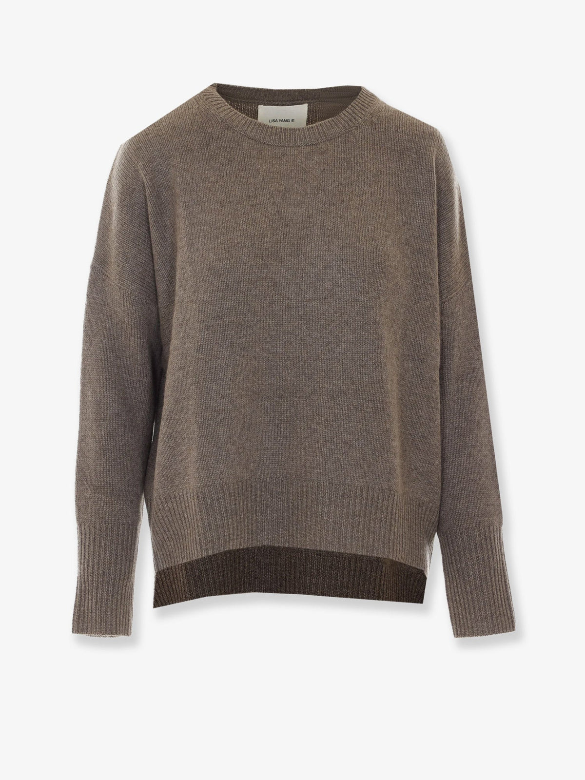Lisa Yang Women Mila Cashmere Sweater With Ribbed Knit LISA YANG