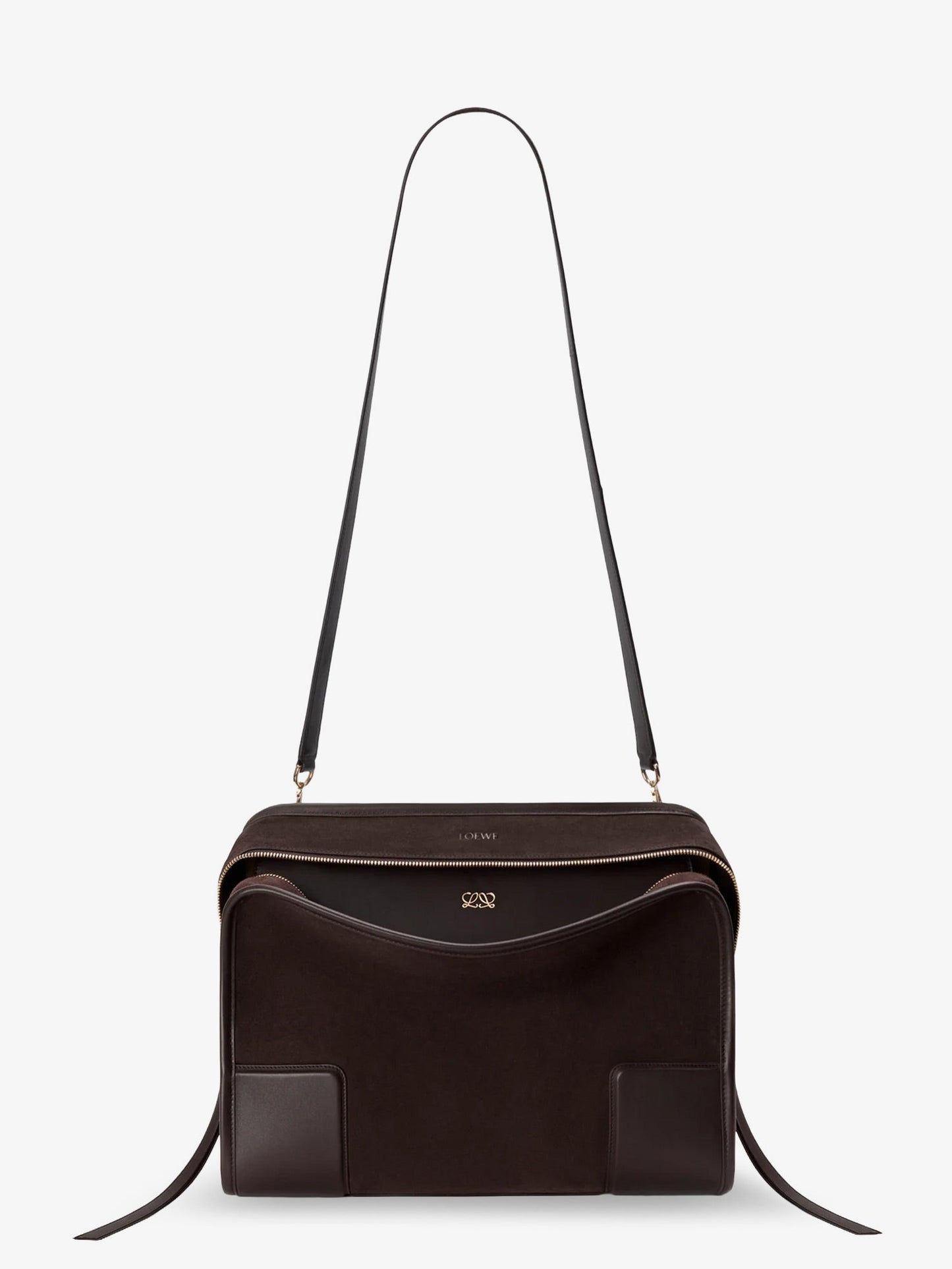 Loewe Women Amazona 180 Suede Handbag LOEWE