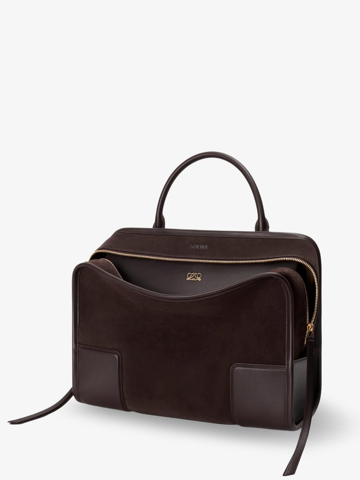 Loewe Women Amazona 180 Suede Handbag LOEWE