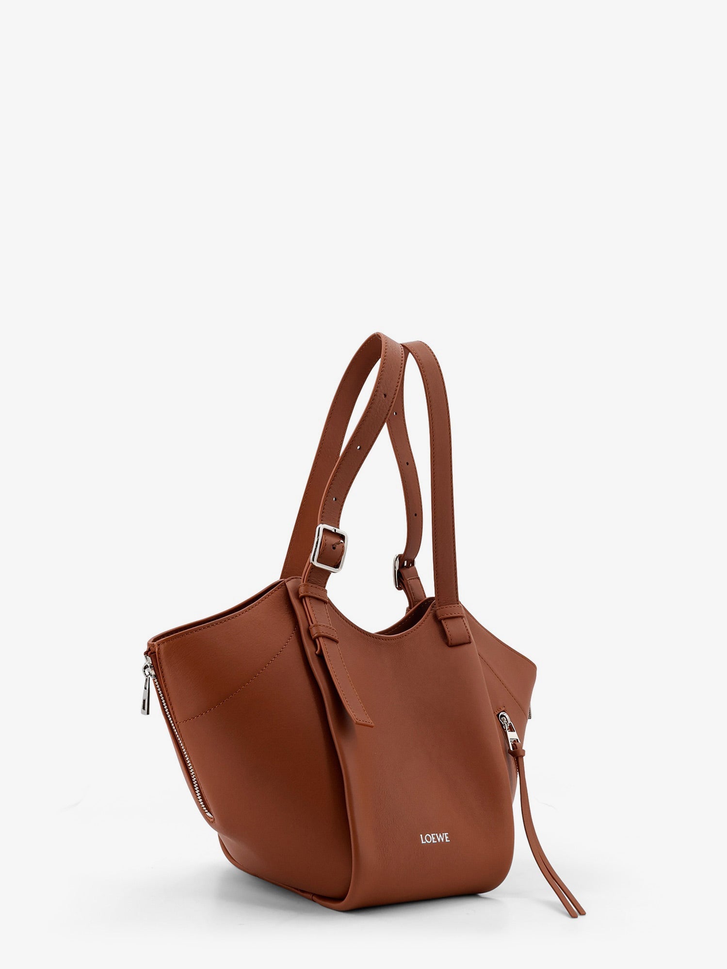 Loewe Women Hammock Flip Leather Handbag With Front Lettering Logo LOEWE