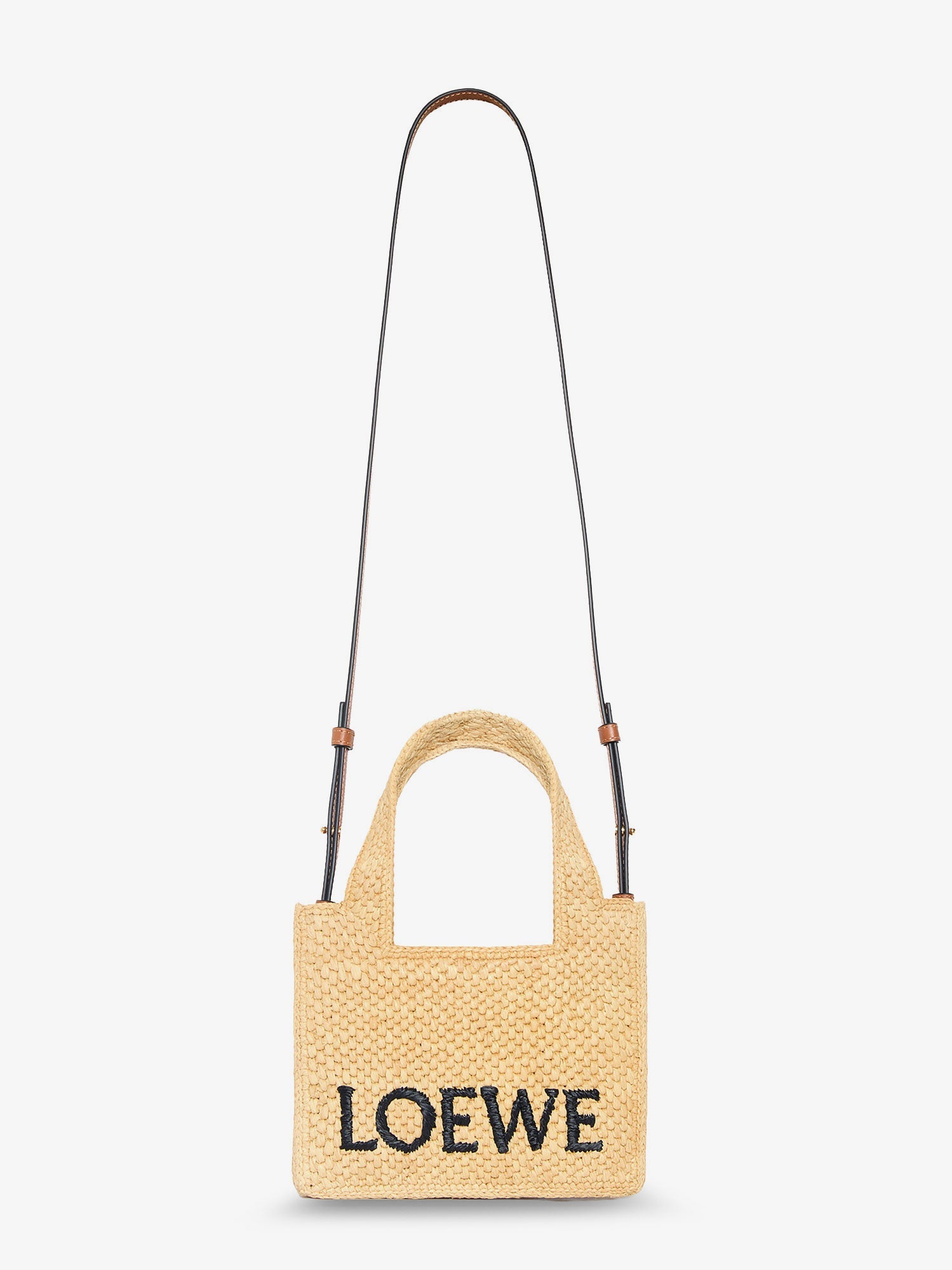 Loewe Women Paula's Ibiza -Loewe Front Mini Raffia Handbag LOEWE