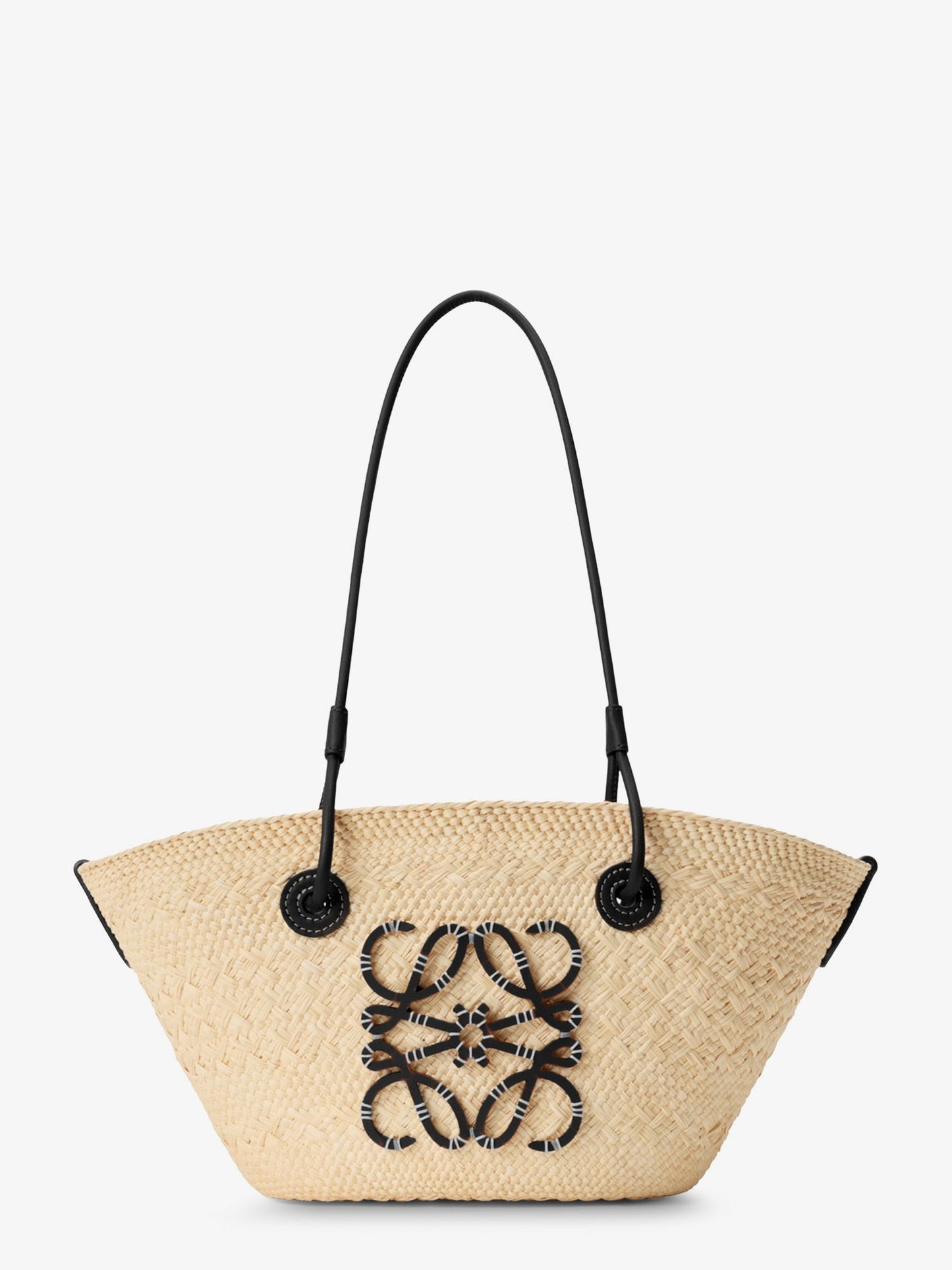 Loewe Women Paula's Ibiza-Anagram Palm Leaves And Leather Shoulder Bag LOEWE