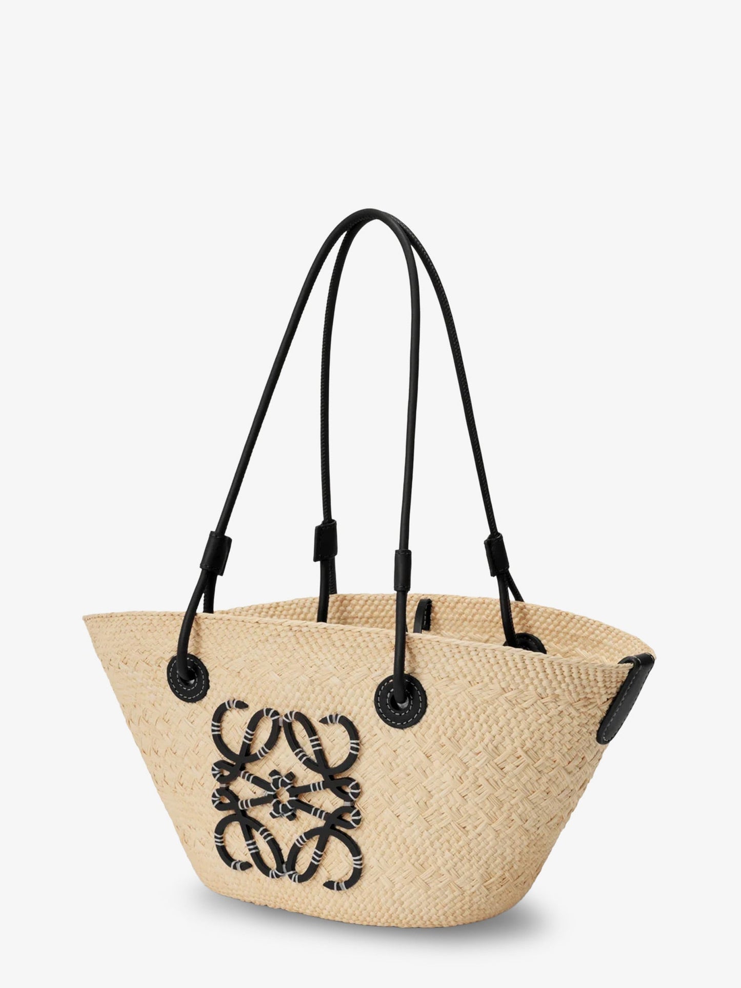 Loewe Women Paula's Ibiza-Anagram Palm Leaves And Leather Shoulder Bag LOEWE