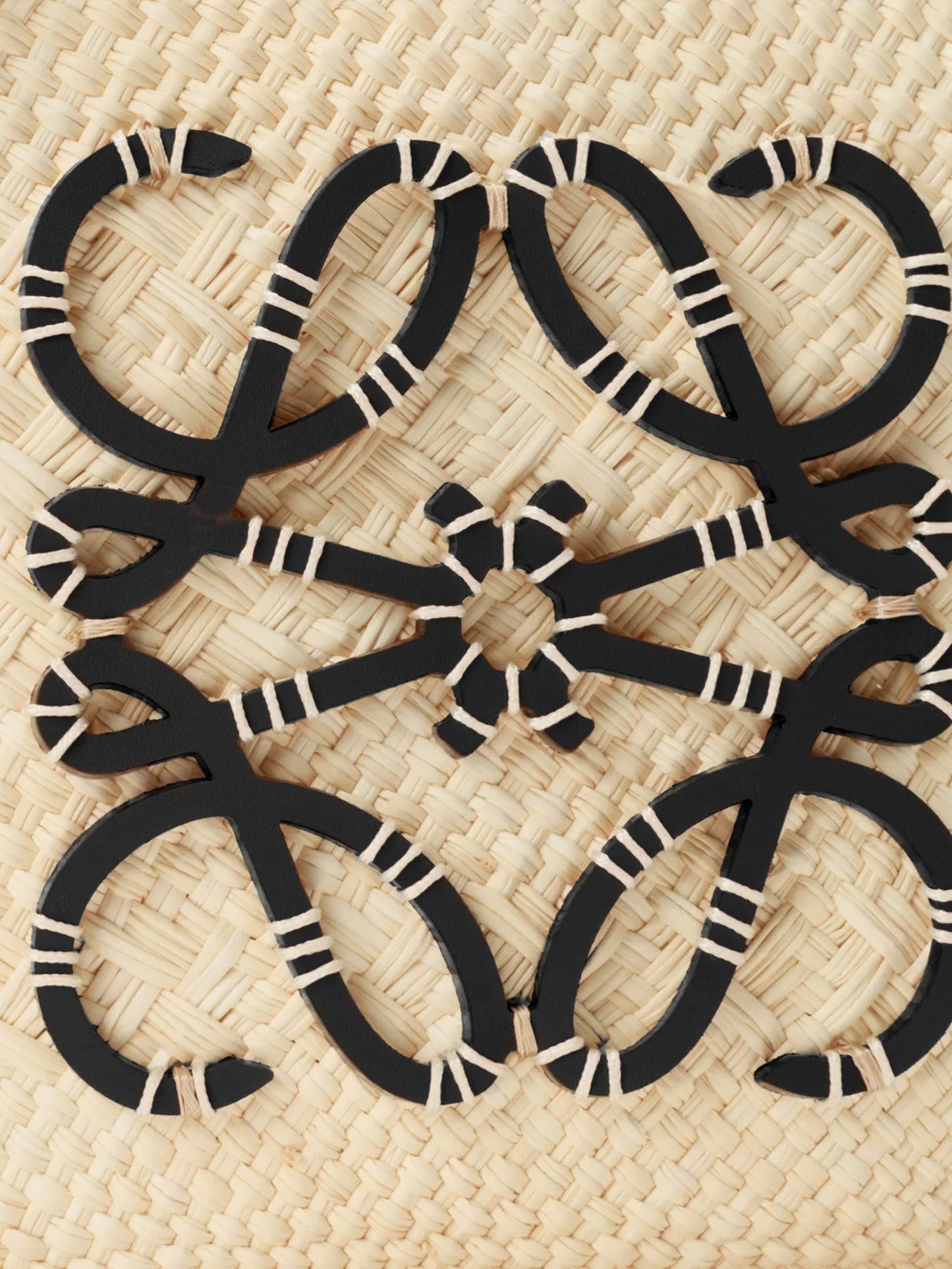 Loewe Women Paula's Ibiza-Anagram Palm Leaves And Leather Shoulder Bag LOEWE
