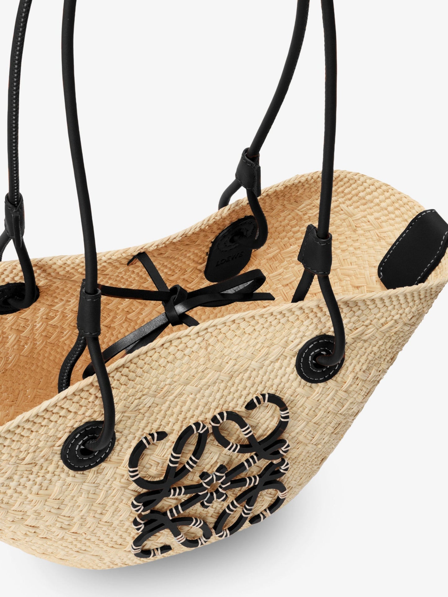 Loewe Women Paula's Ibiza-Anagram Palm Leaves And Leather Shoulder Bag LOEWE