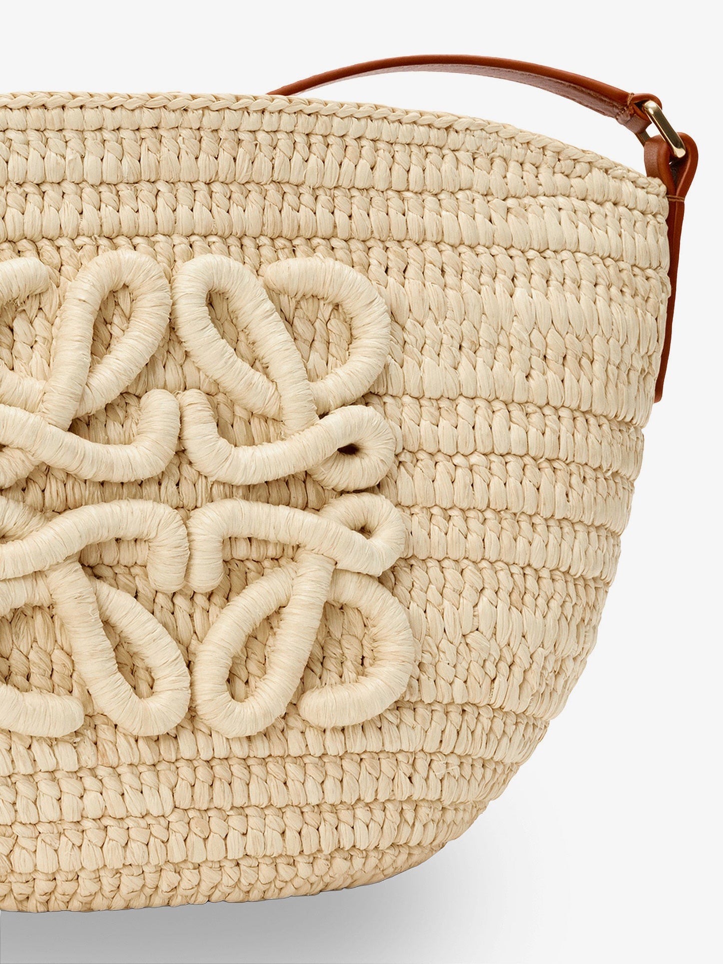 Loewe Women Paula's Ibiza -Eclipse Raffia And Leather Crossbody Bag LOEWE