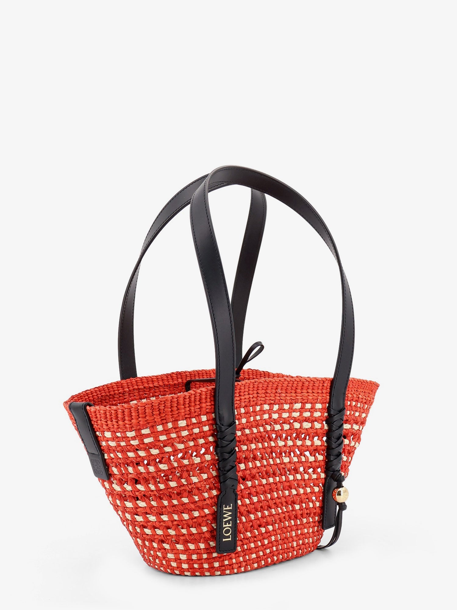 Loewe Women Paula's Ibiza -Braid Basket Small Small Iraca Palm Leaf Shoulder Bag LOEWE