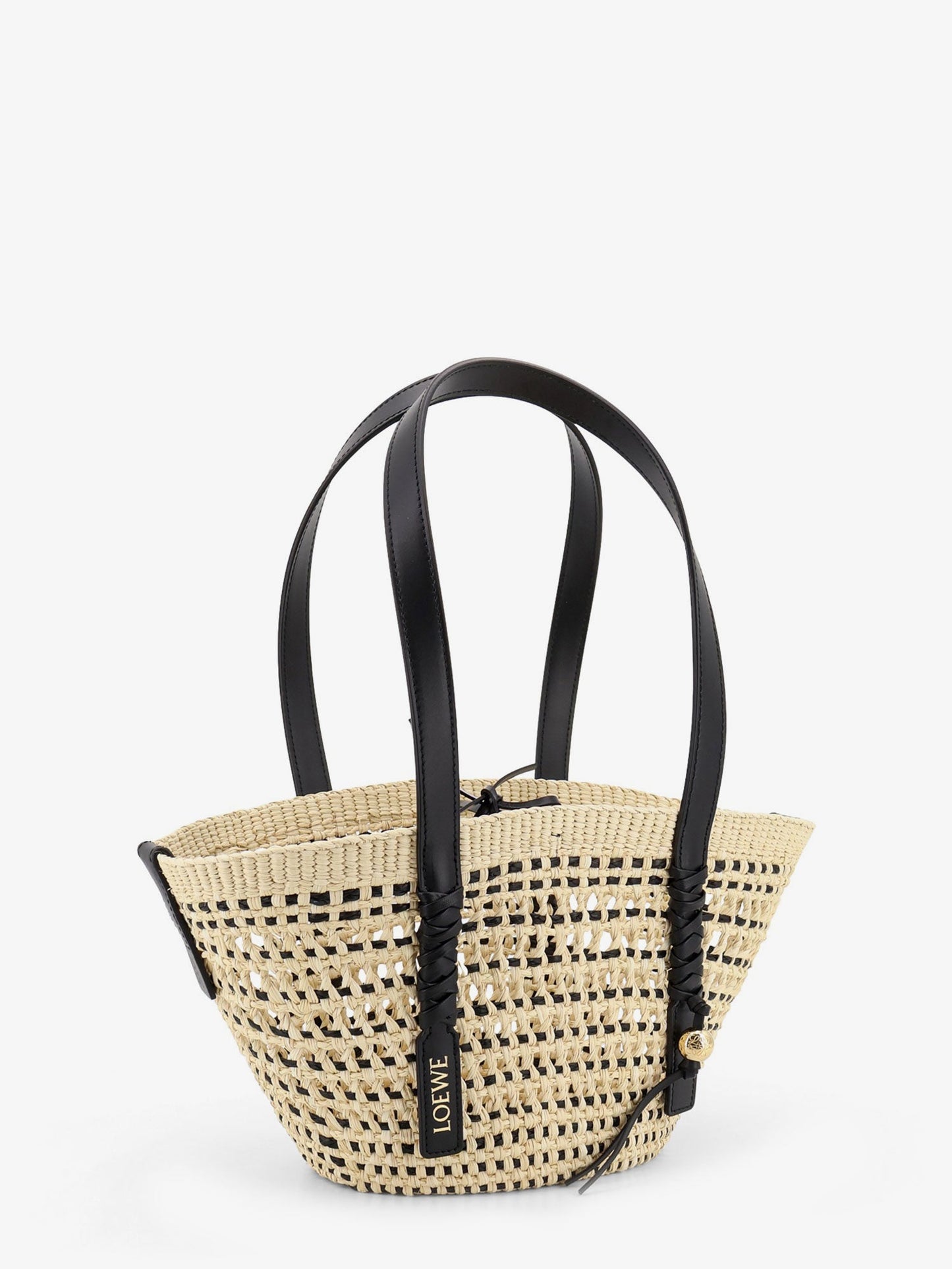Loewe Women Paula's Ibiza -Braid Basket Small Iraca Palm Leaf Shoulder Bag LOEWE