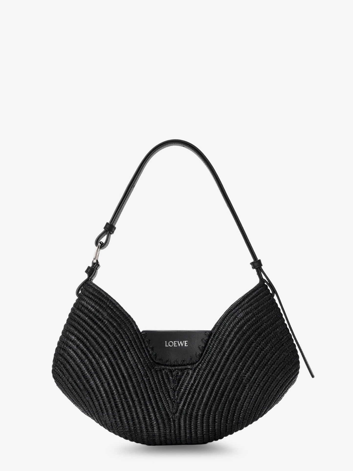 Loewe Women Paula's Ibiza-Swing Raffia And Leather Shoulder Bag LOEWE