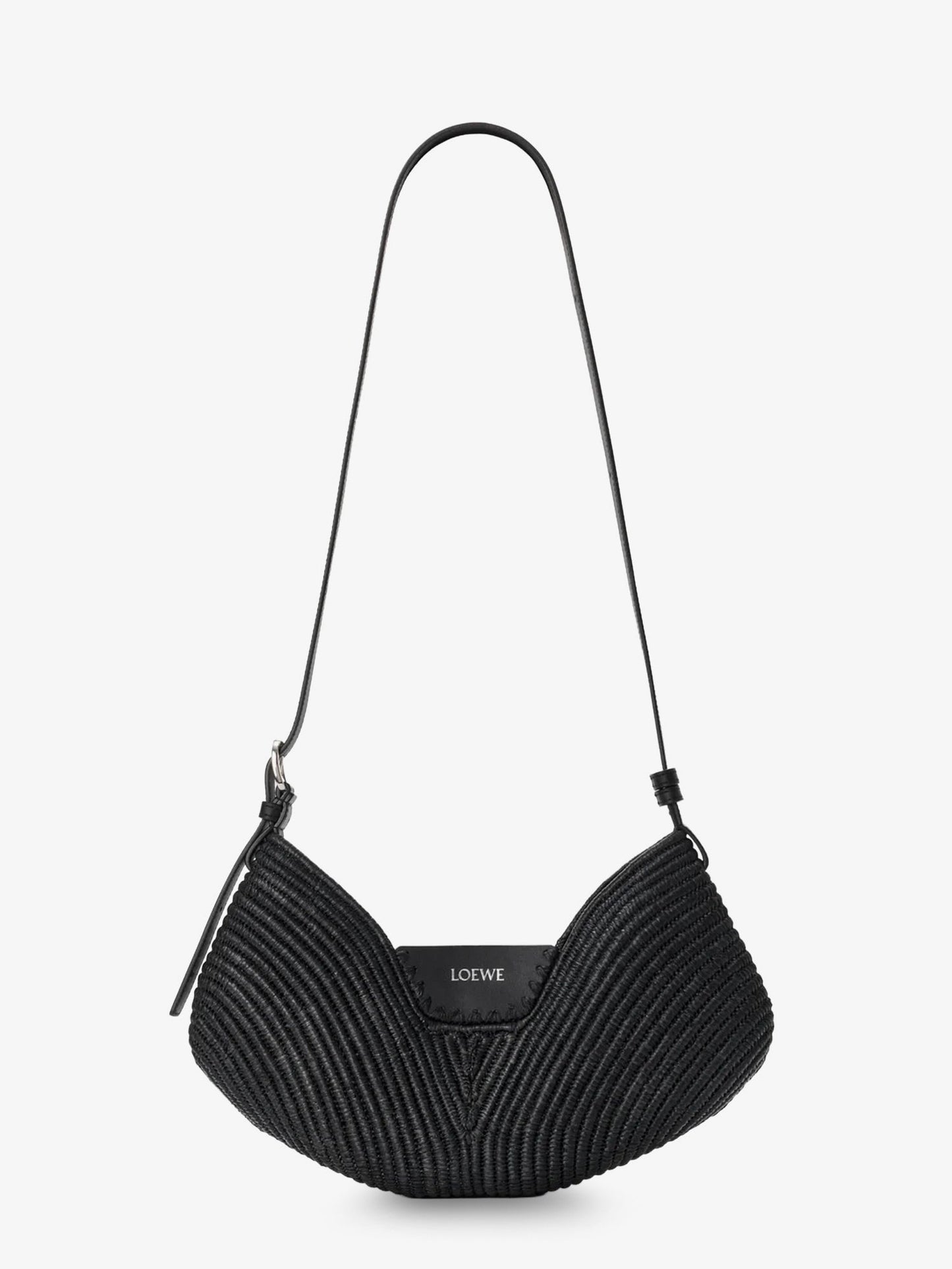 Loewe Women Paula's Ibiza-Swing Raffia And Leather Shoulder Bag LOEWE