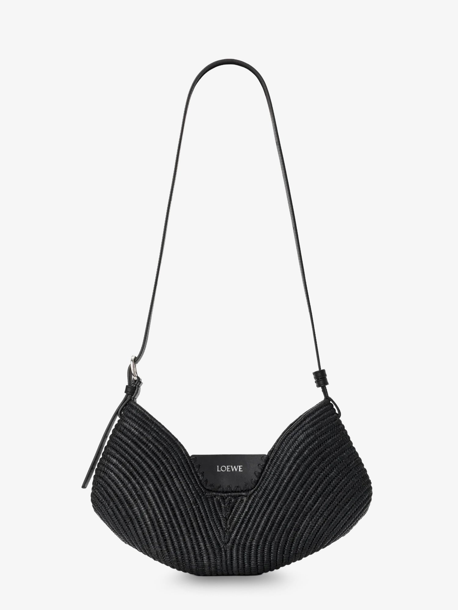 Loewe Women Paula's Ibiza-Swing Raffia And Leather Shoulder Bag LOEWE