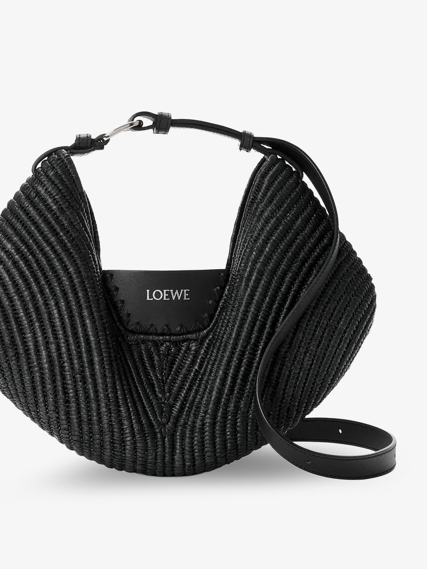 Loewe Women Paula's Ibiza-Swing Raffia And Leather Shoulder Bag LOEWE