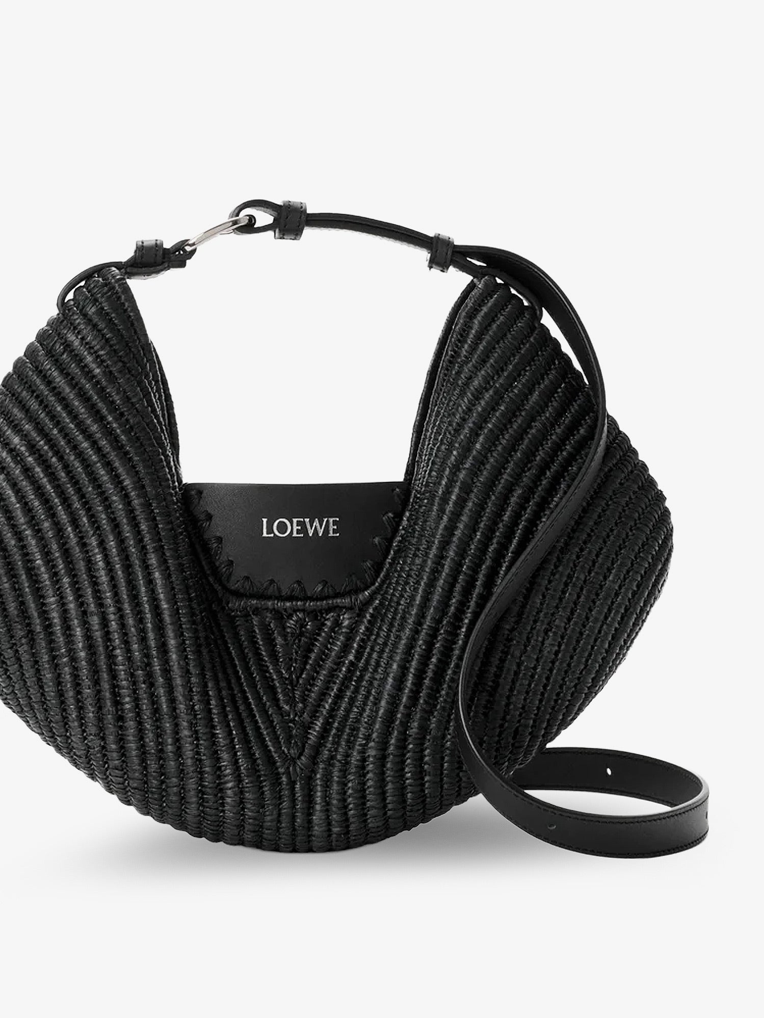 Loewe Women Paula's Ibiza-Swing Raffia And Leather Shoulder Bag LOEWE