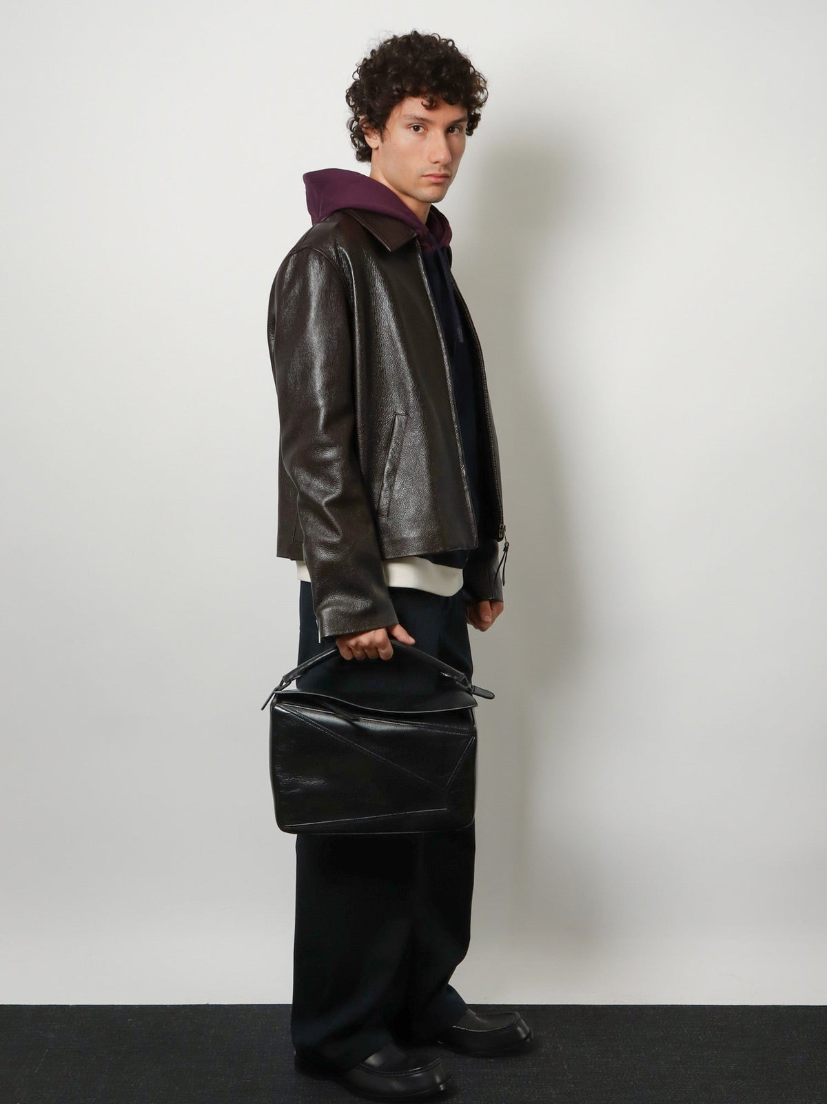 Loewe Men Puzzle Large Leather Bag LOEWE