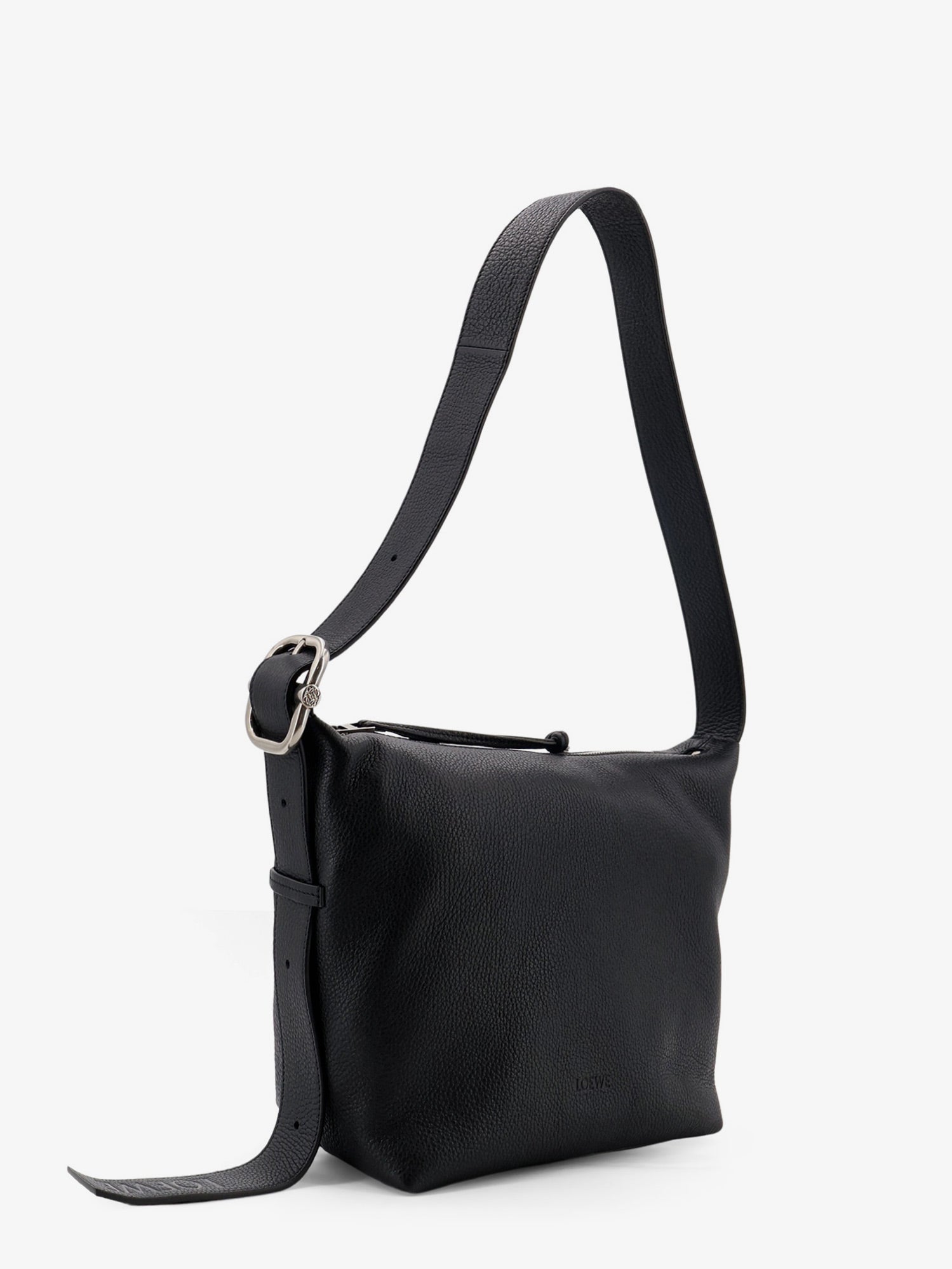 Loewe Men Loop Leather Crossbody Bag LOEWE