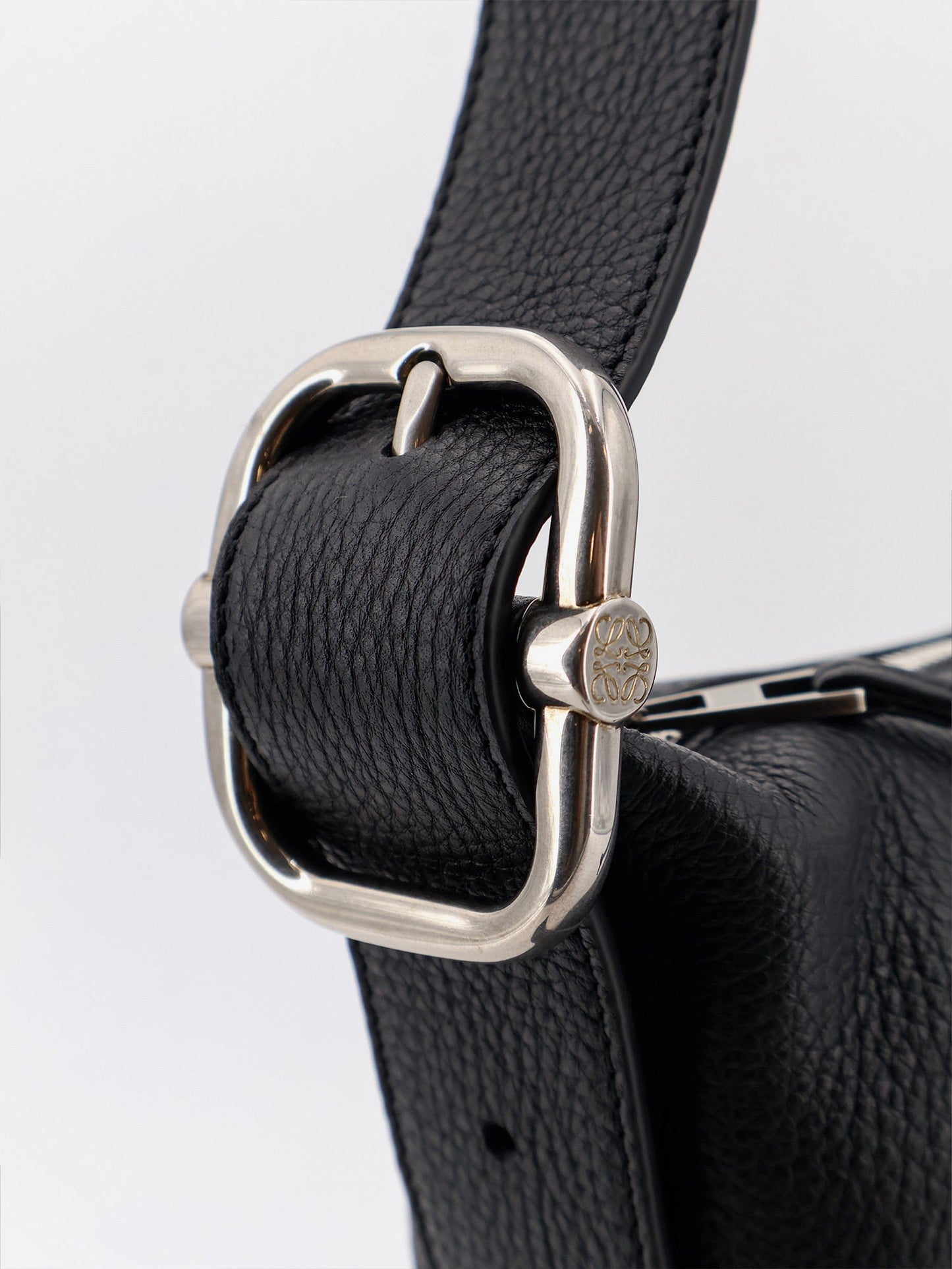 Loewe Men Loop Leather Crossbody Bag LOEWE