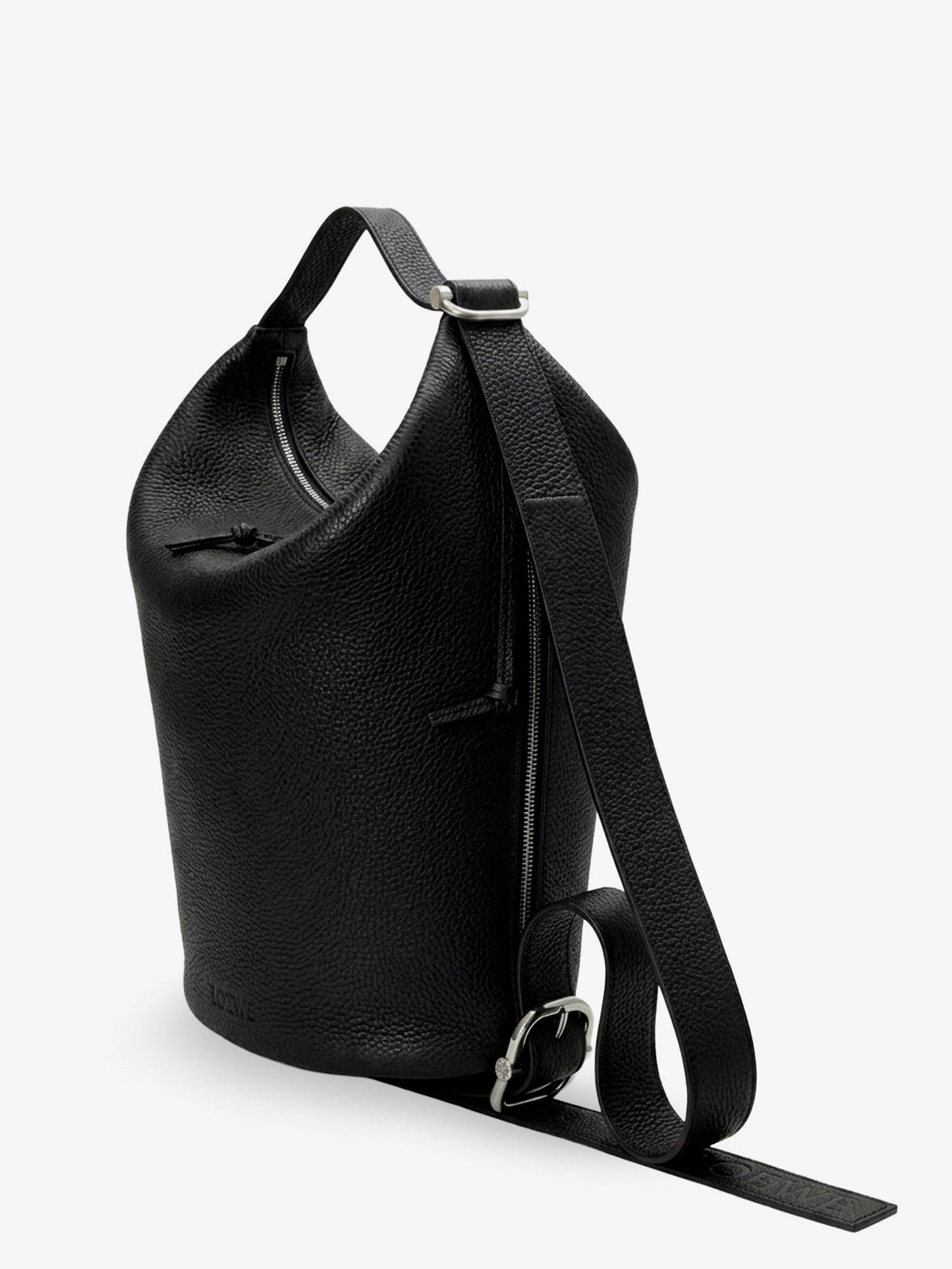 Loewe Men Loop Leather Crossbody Bag LOEWE