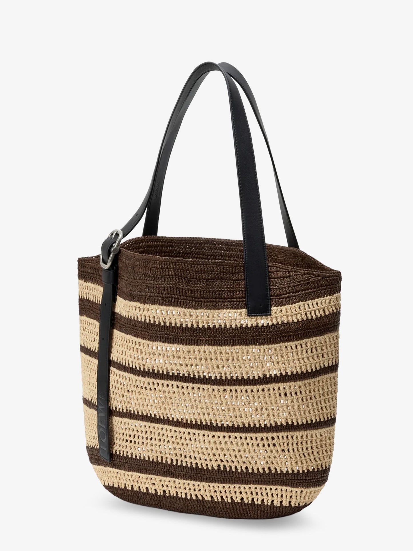 Loewe Men Paula's Ibiza Two-Tone Raffia Loop Shopping Bag LOEWE