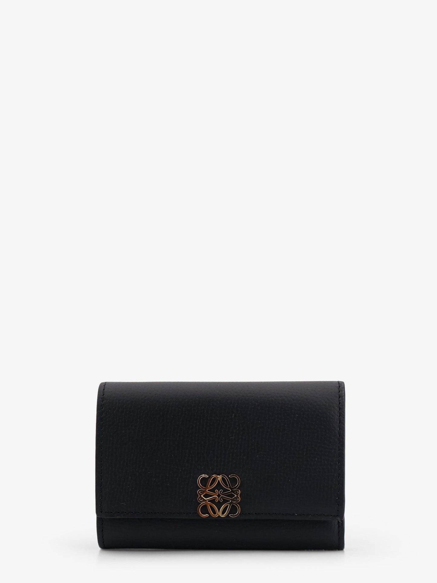 Loewe Women Anagram Leather Wallet With Front Logo LOEWE