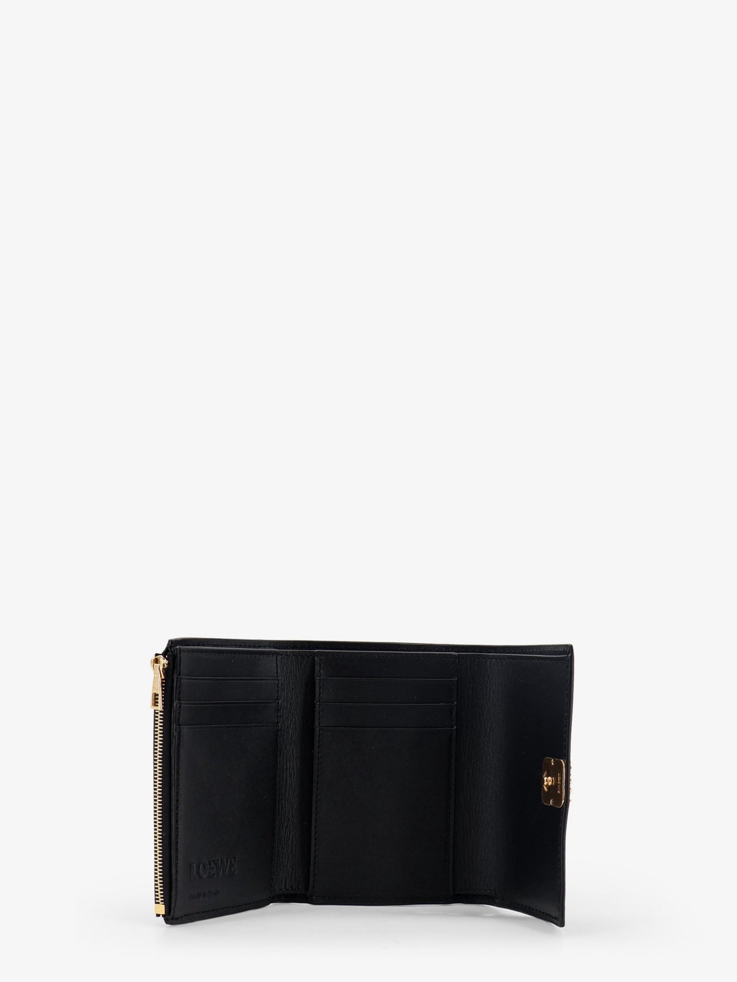Loewe Women Anagram Leather Wallet With Front Logo LOEWE