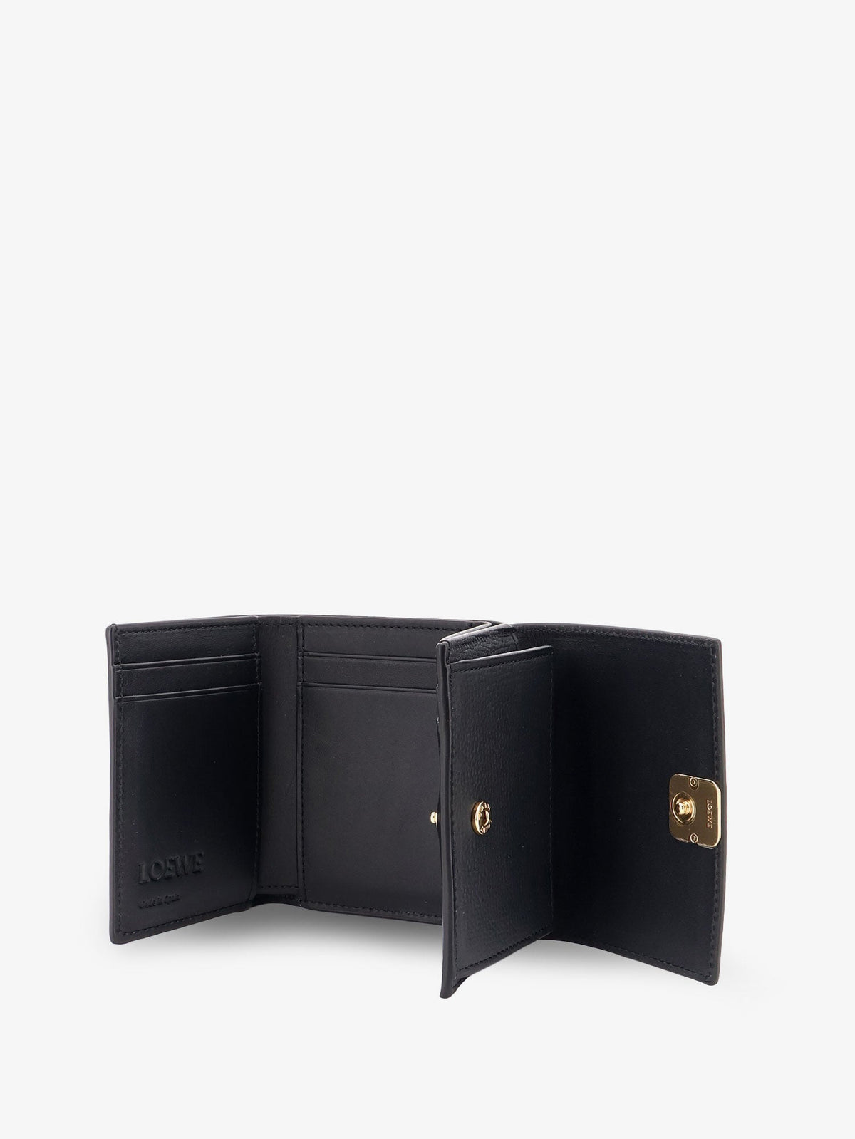 Loewe Women Anagram Tri-Fold Leather Wallet LOEWE
