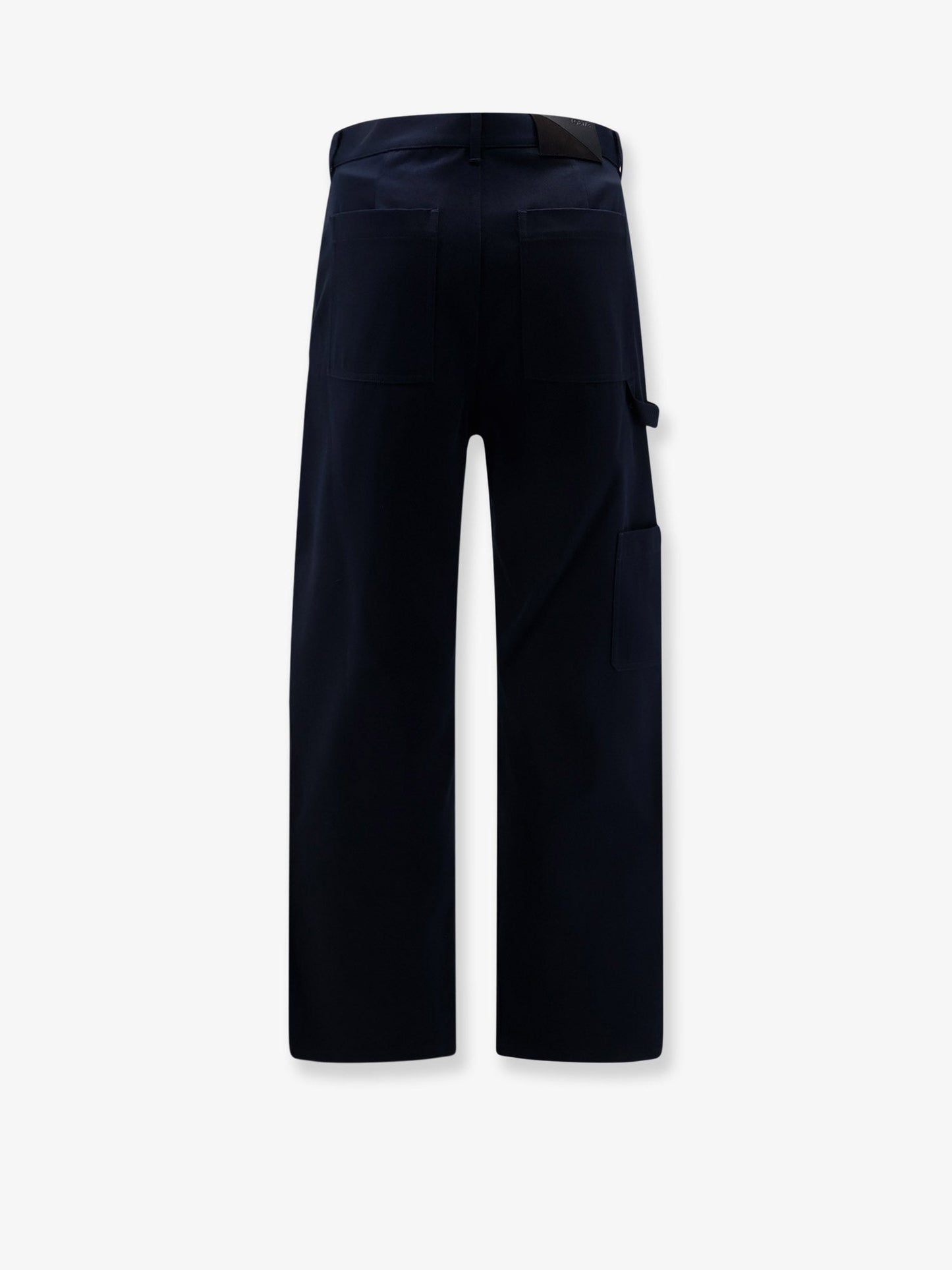 Loewe Men Denim Trousers With Contrasting Embroidered Logo LOEWE