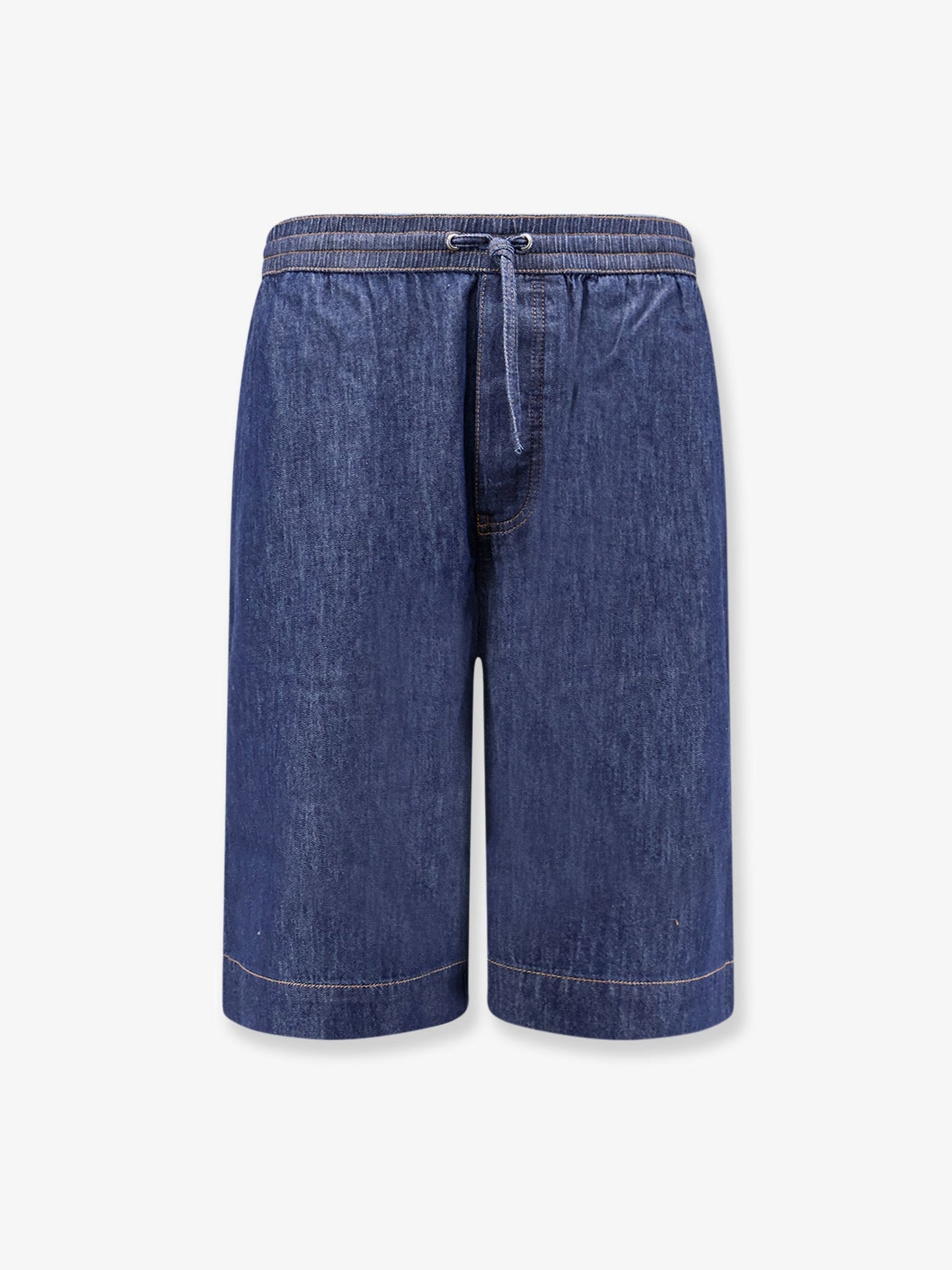 Loewe Men Cotton Bermuda Shorts With Anagram Logo On The Back LOEWE