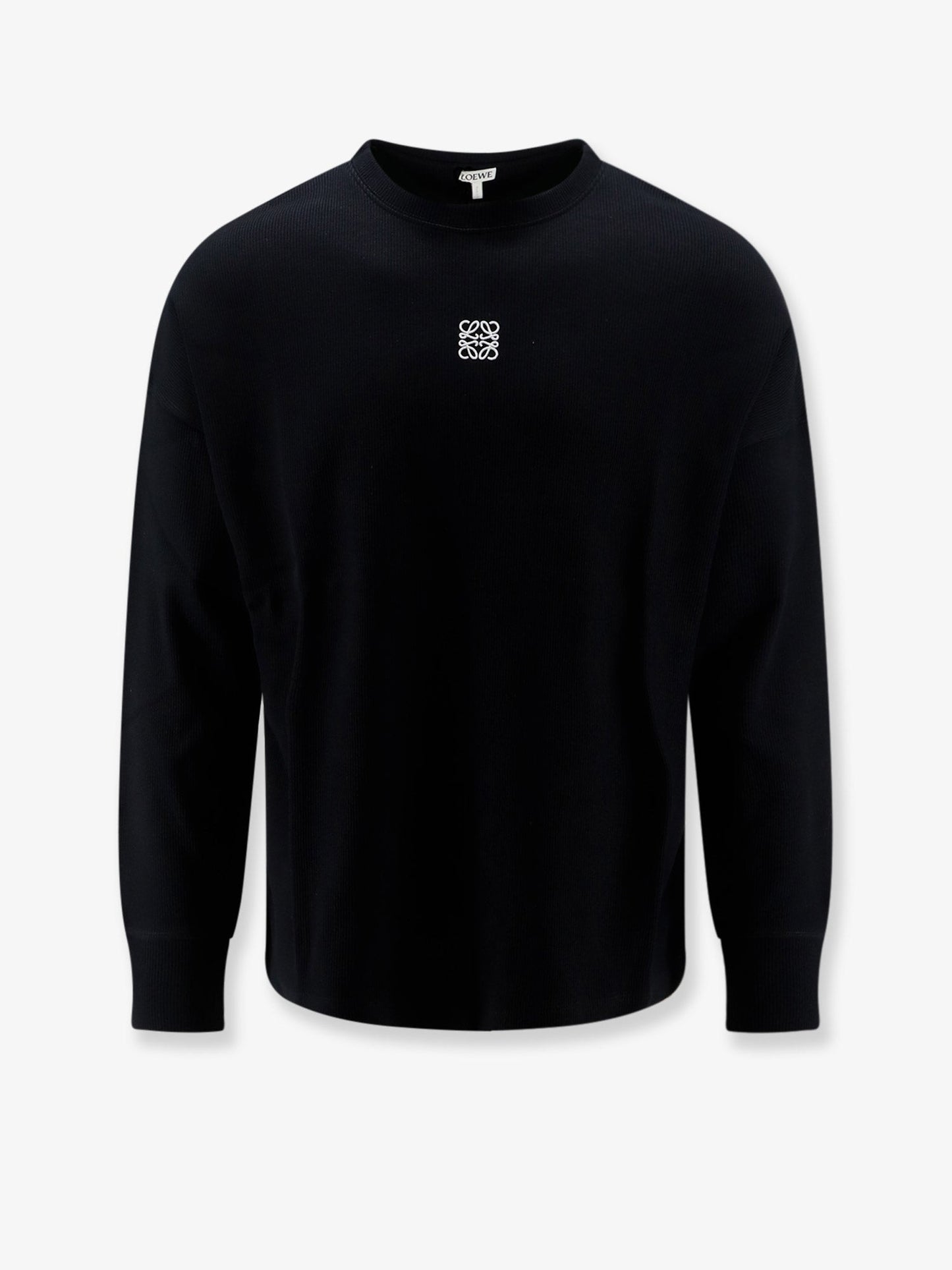 Loewe Men Ribbed Cotton T-Shirt LOEWE