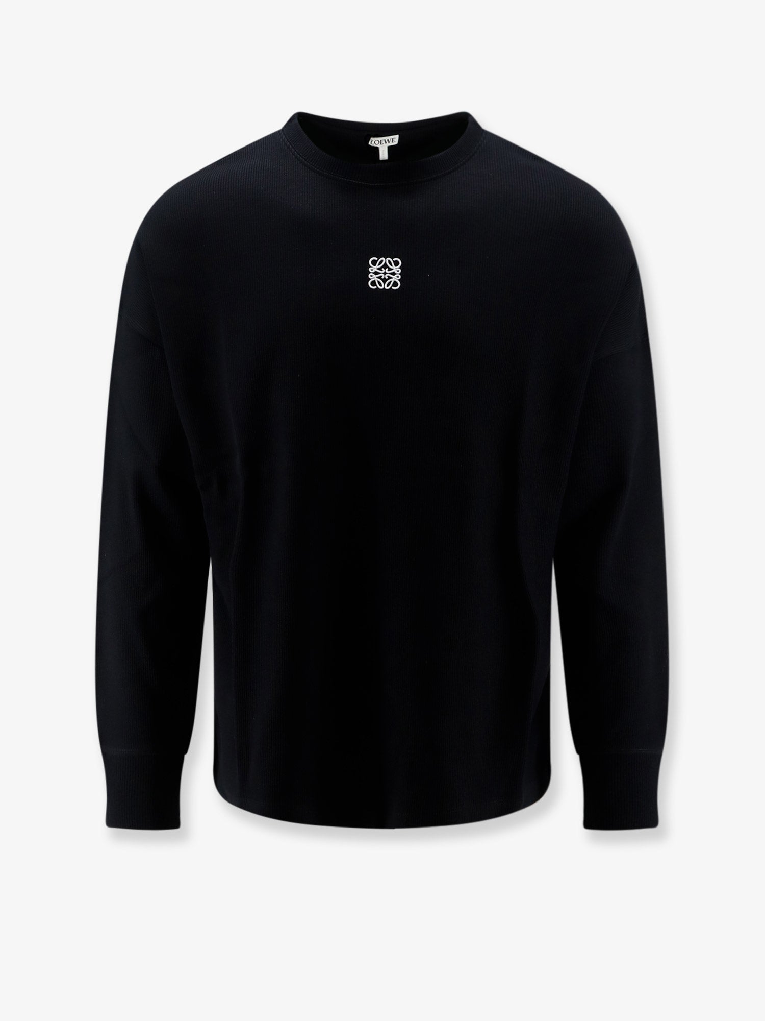 Loewe Men Ribbed Cotton T-Shirt LOEWE