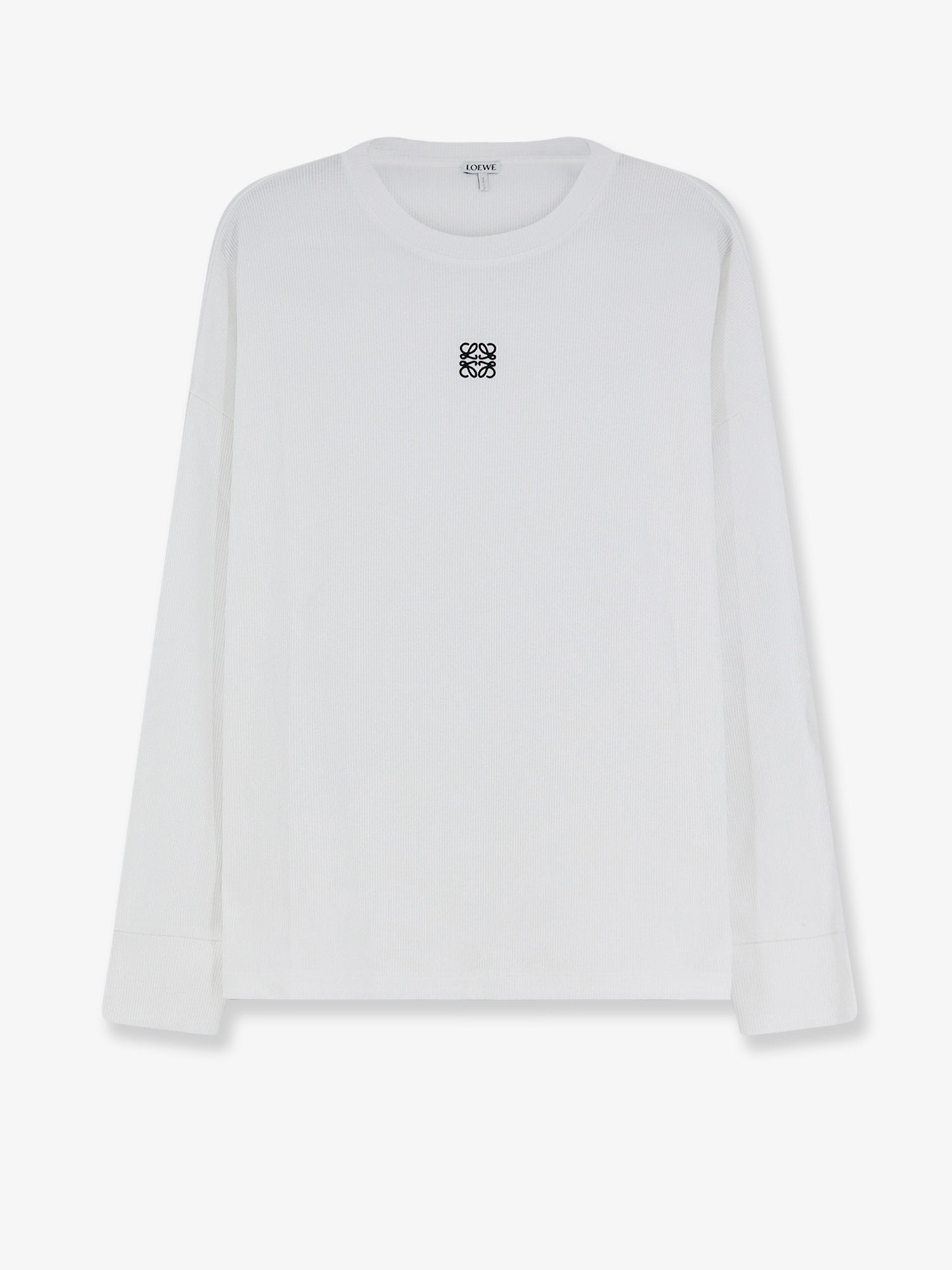 Loewe Men Ribbed Cotton T-Shirt LOEWE