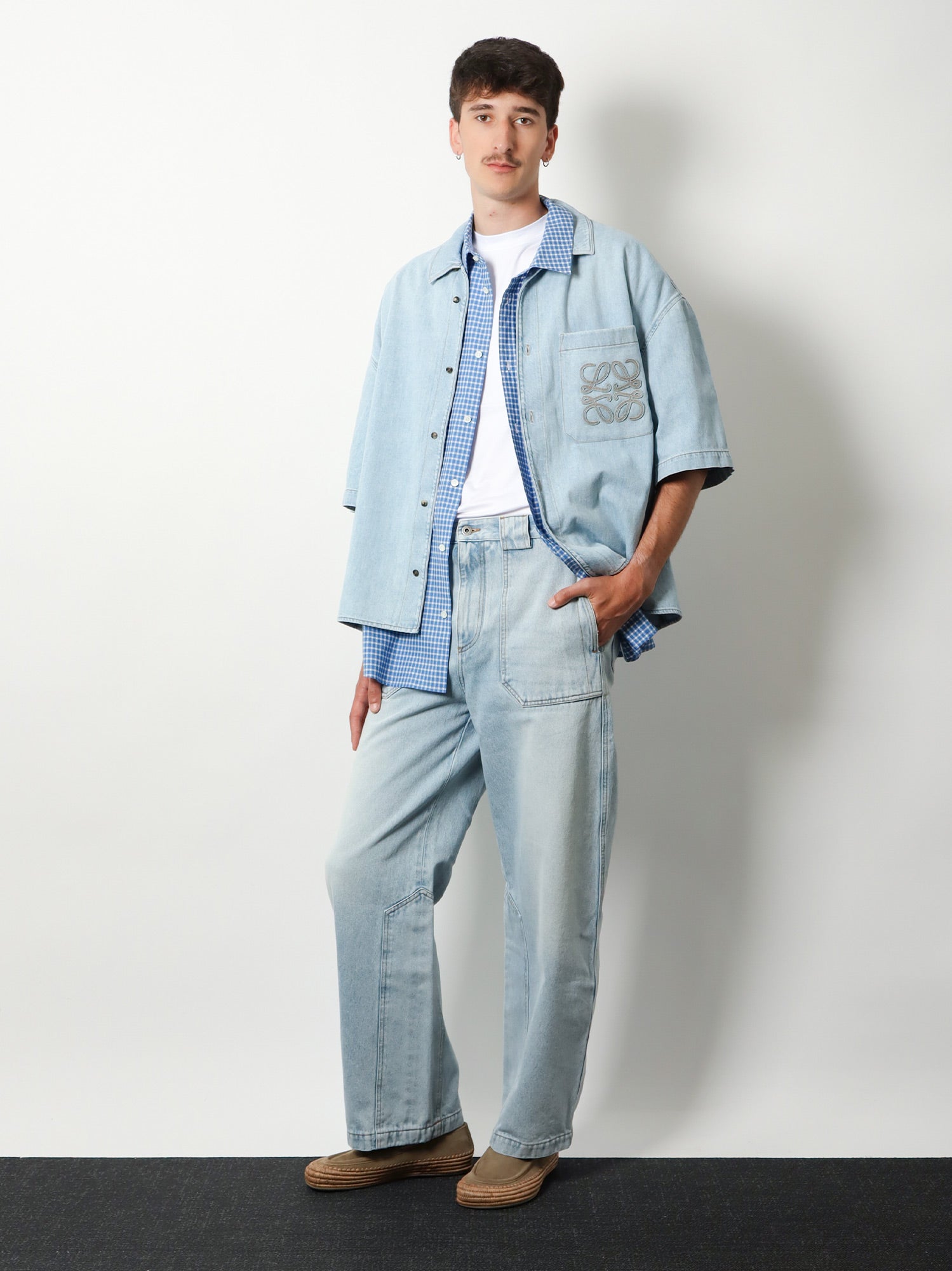 Loewe Men Paula's Ibiza Madras Cotton Shirt LOEWE