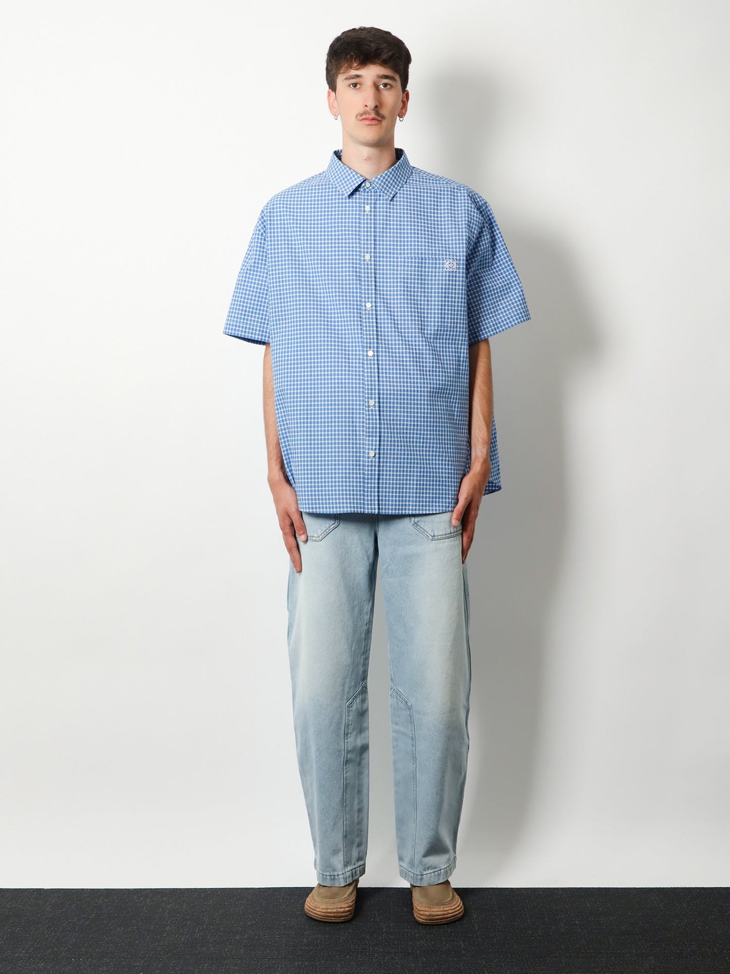 Loewe Men Paula's Ibiza Madras Cotton Shirt LOEWE