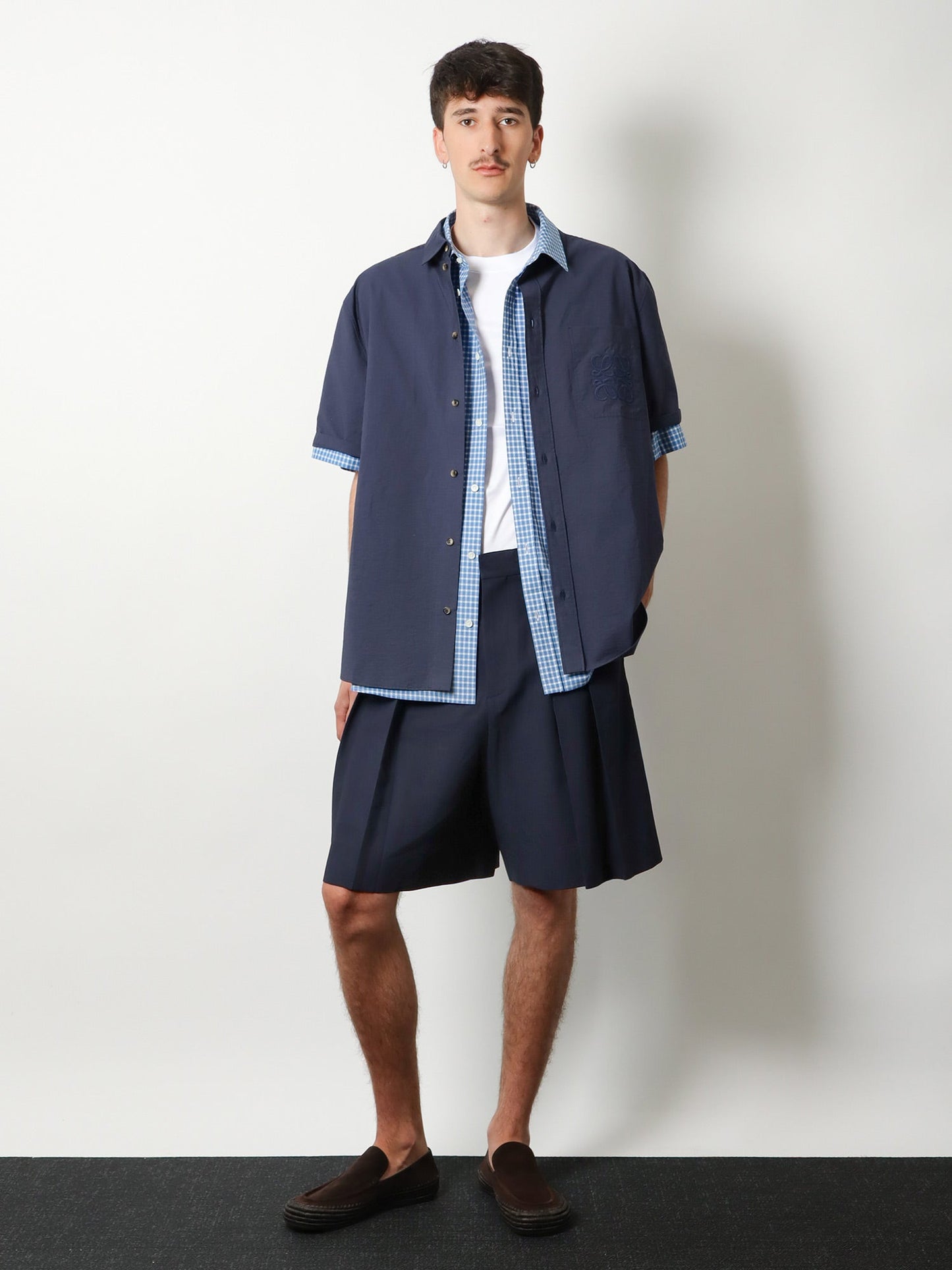 Loewe Men Paula's Ibiza Linen And Cotton Bermuda Shorts LOEWE