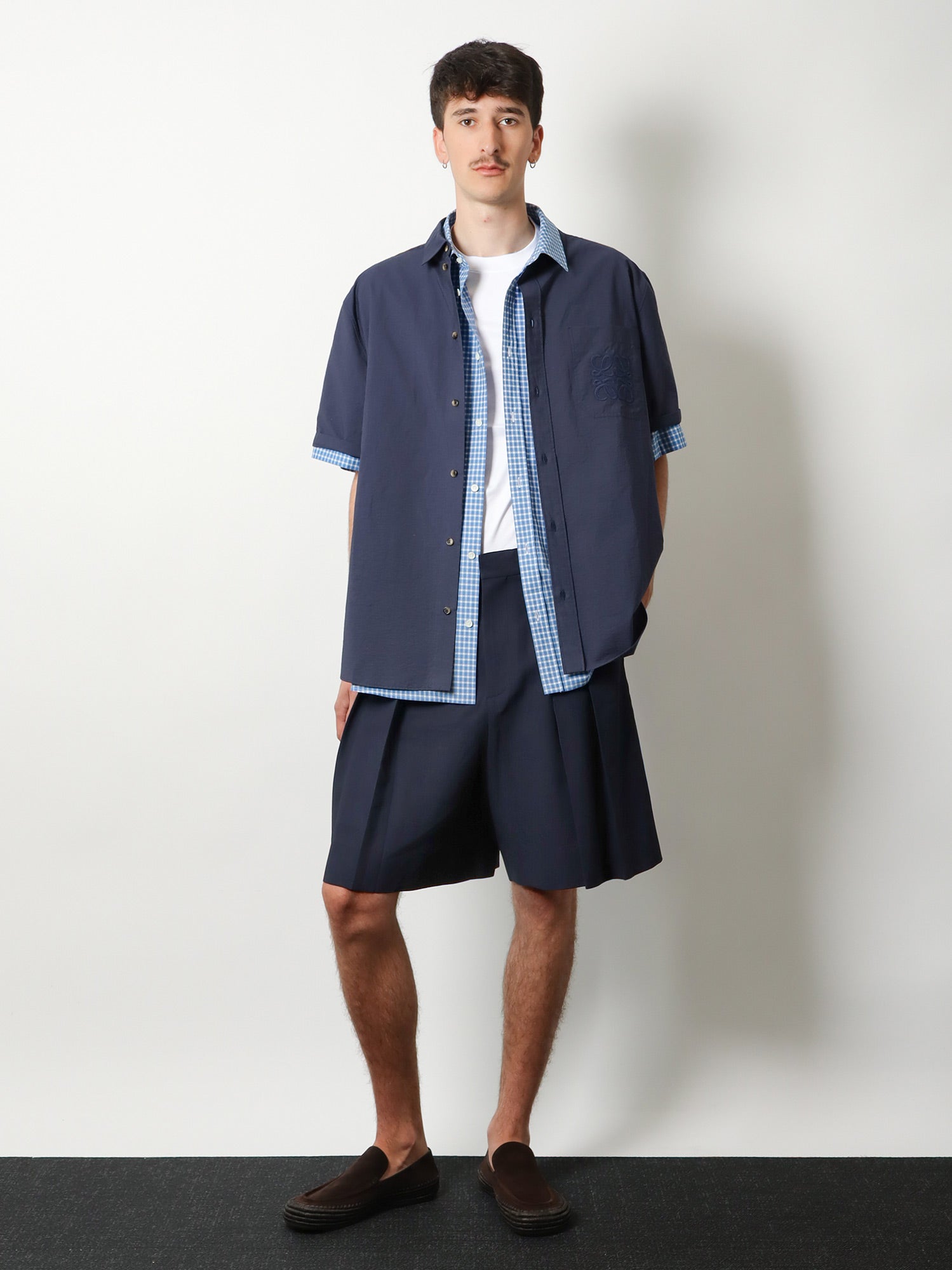 Loewe Men Paula's Ibiza Linen And Cotton Bermuda Shorts LOEWE